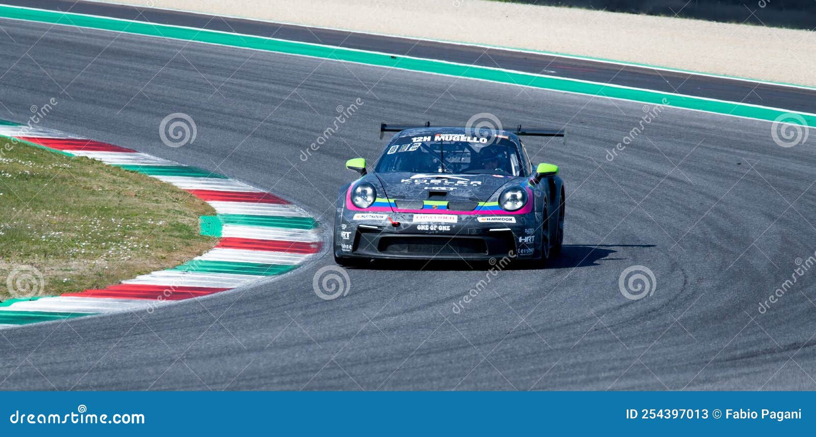 Wallpaper #Y7g615IBJvJKYCmE0eJt27 Porsche 911 GT Race Car Action on Racetrack Turn Editorial Stock Photo