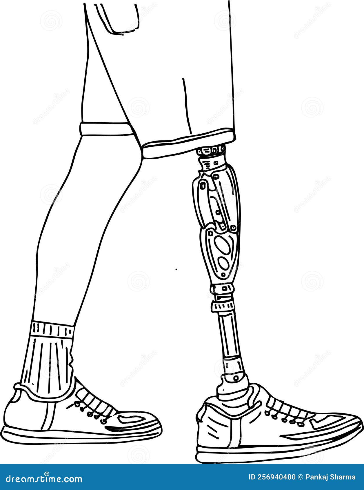 Wallpaper #2JxO4ZIBZHQxiYar27ri154 Prosthetic Leg Stock Image Sketch Drawing of Prosthetic Limb Stock