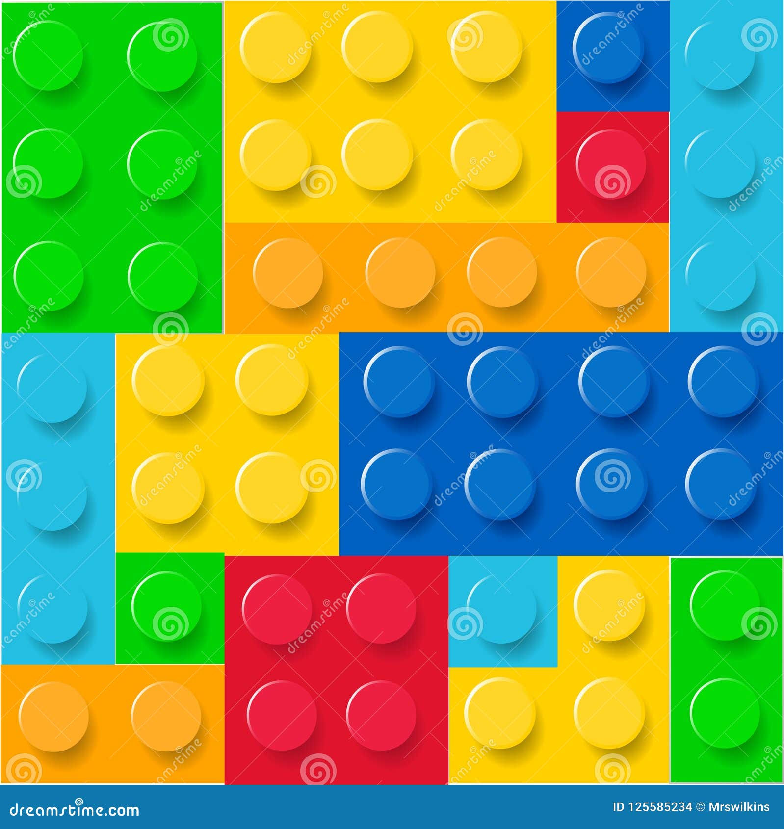 Wallpaper #UmdW6pIBSpphPi3-sUax63 Pattern of Colorful Childish Lego Blocks Vector Stock Illustration