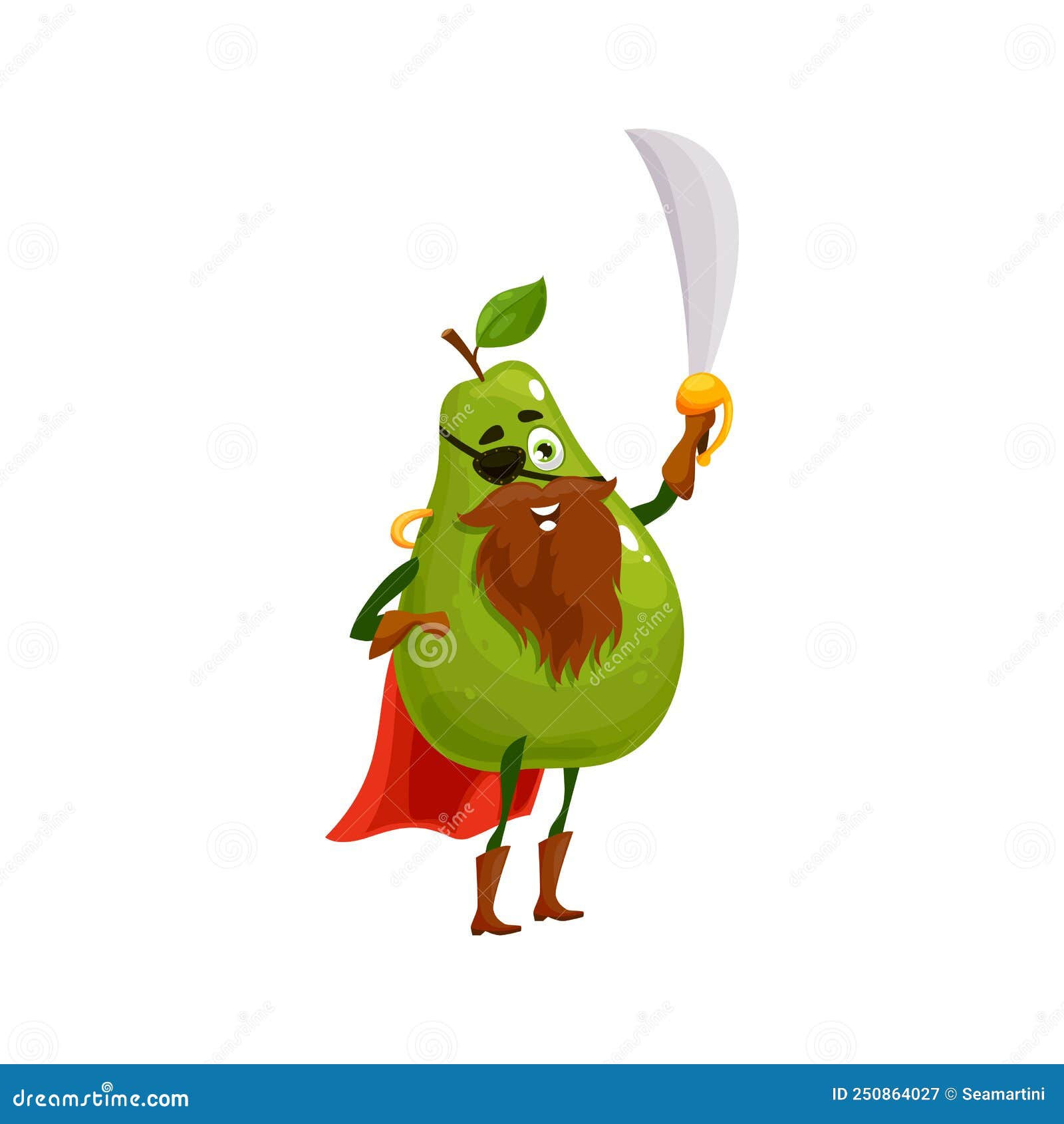 Wallpaper #YLixjJIBJvJKYCmEldMr18 Pirate Emoticon Guava or Pear Cartoon Character Stock Vector