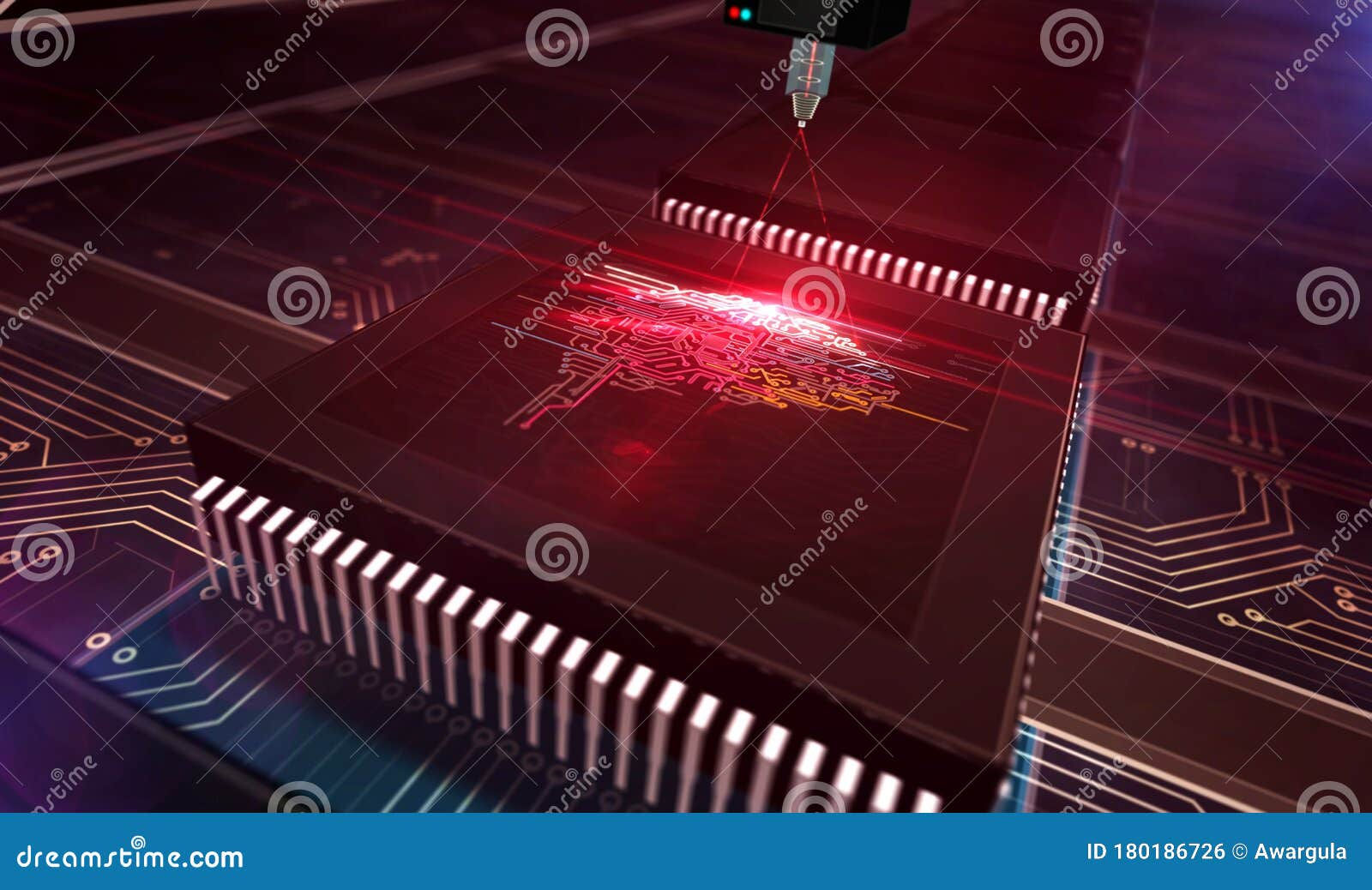 Wallpaper #WGh6GZMBSpphPi3-IxeB261 Cybernetic Brain Lower Thirds Background Stock Illustration