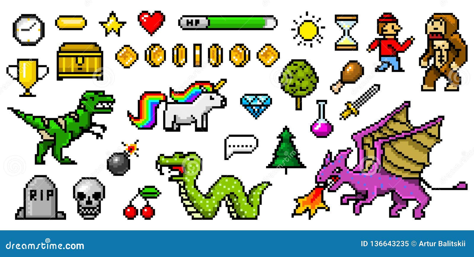 Wallpaper #1Gc765IBSpphPi3-00r6272 Pixel Art Game Development Set Progress Bar Cartoon Vector