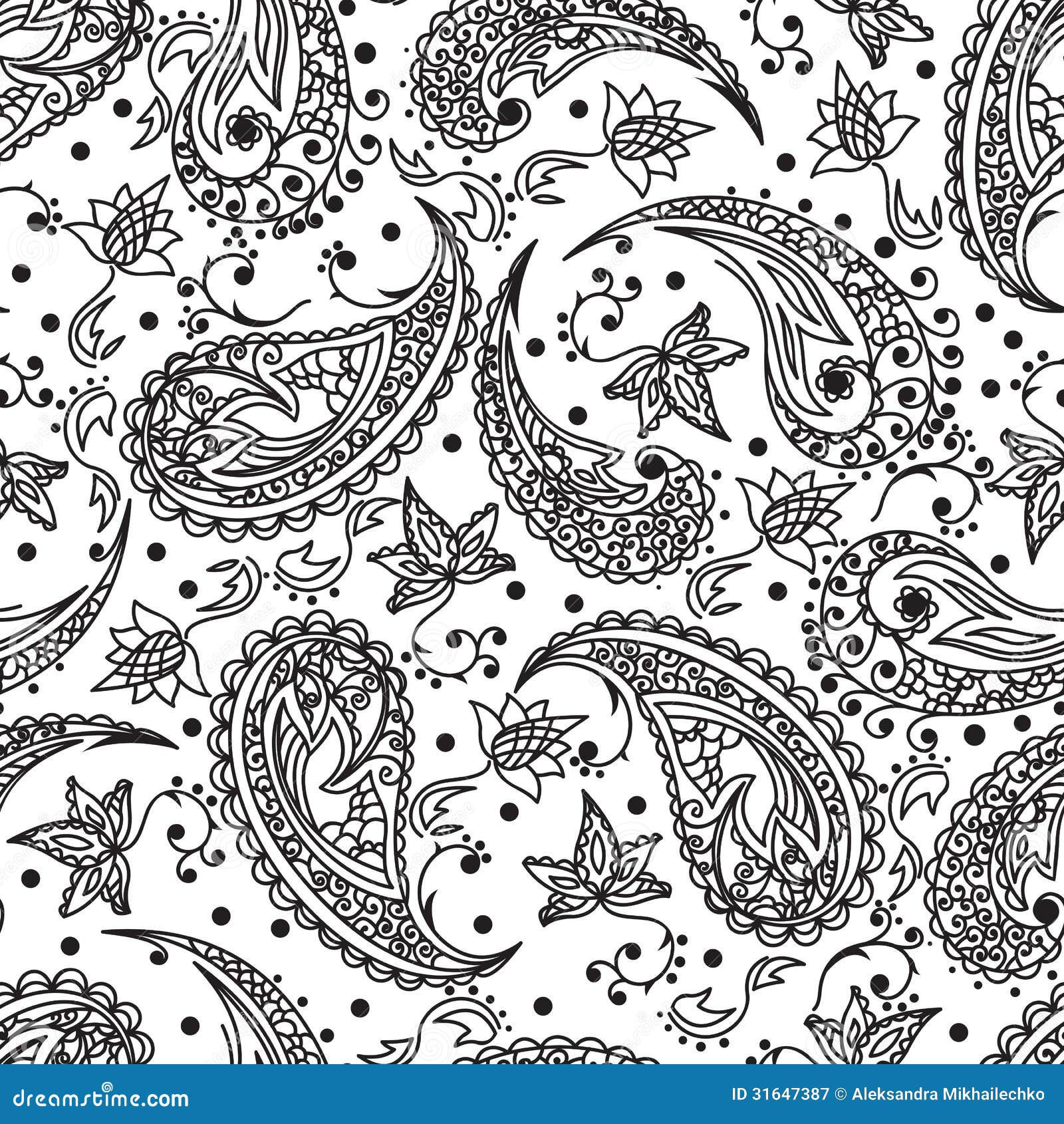 Wallpaper #WGe1CJMBSpphPi3-H8x8328 Paisley Vector Pattern Stock Vector Image of Isolate 31647387