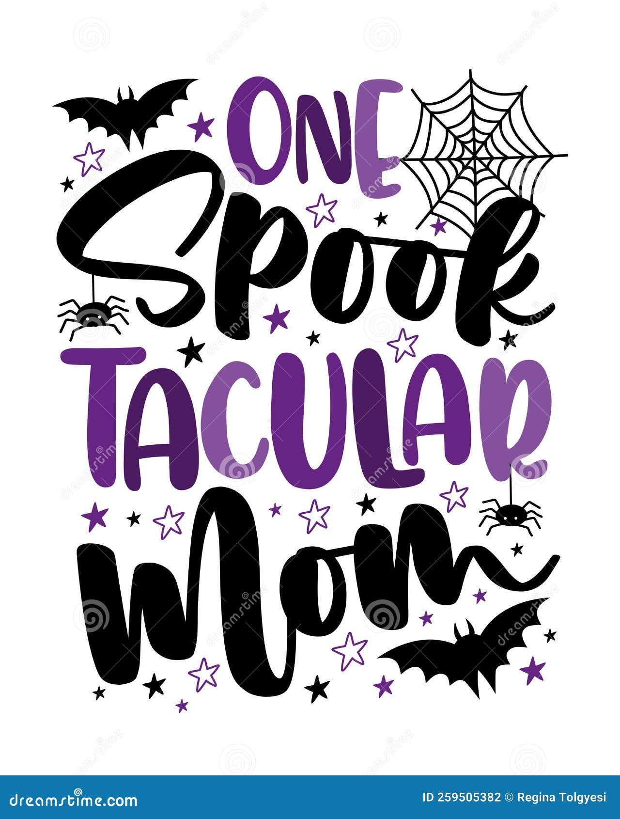 Wallpaper #zqkWiJcBxbDgA0Rl1O5S34 One Spooktacular Mom Funny Slogan with Bat Spider Spider Web and