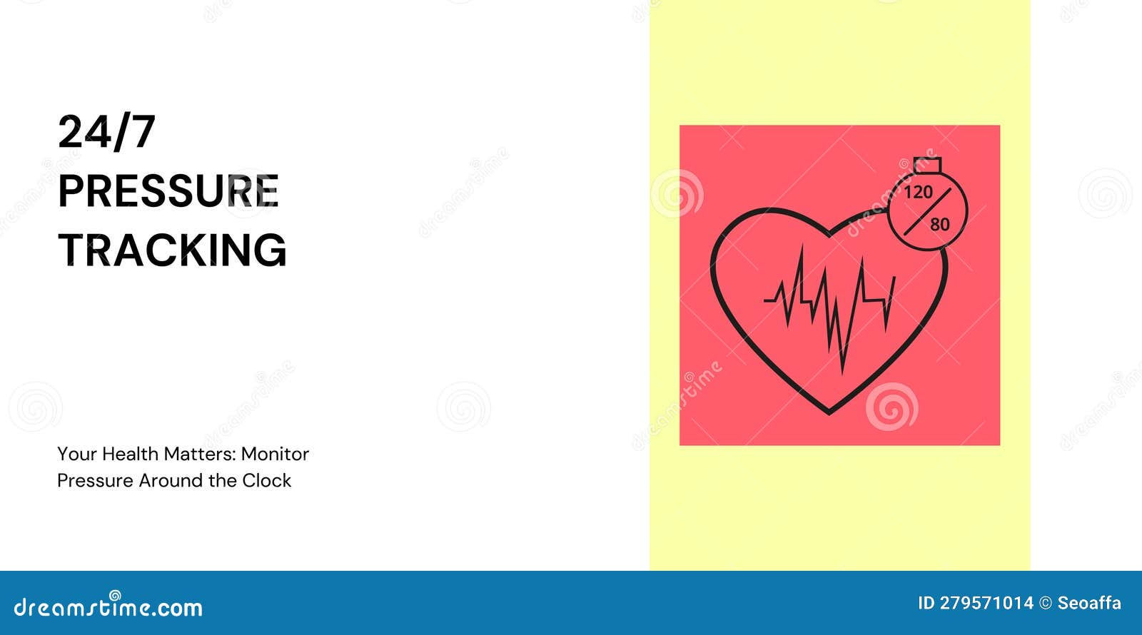Wallpaper #SGgPIZMBSpphPi3-HS-5290 Pressure Tracking Banner on White and Yellow Background Stylish Banner