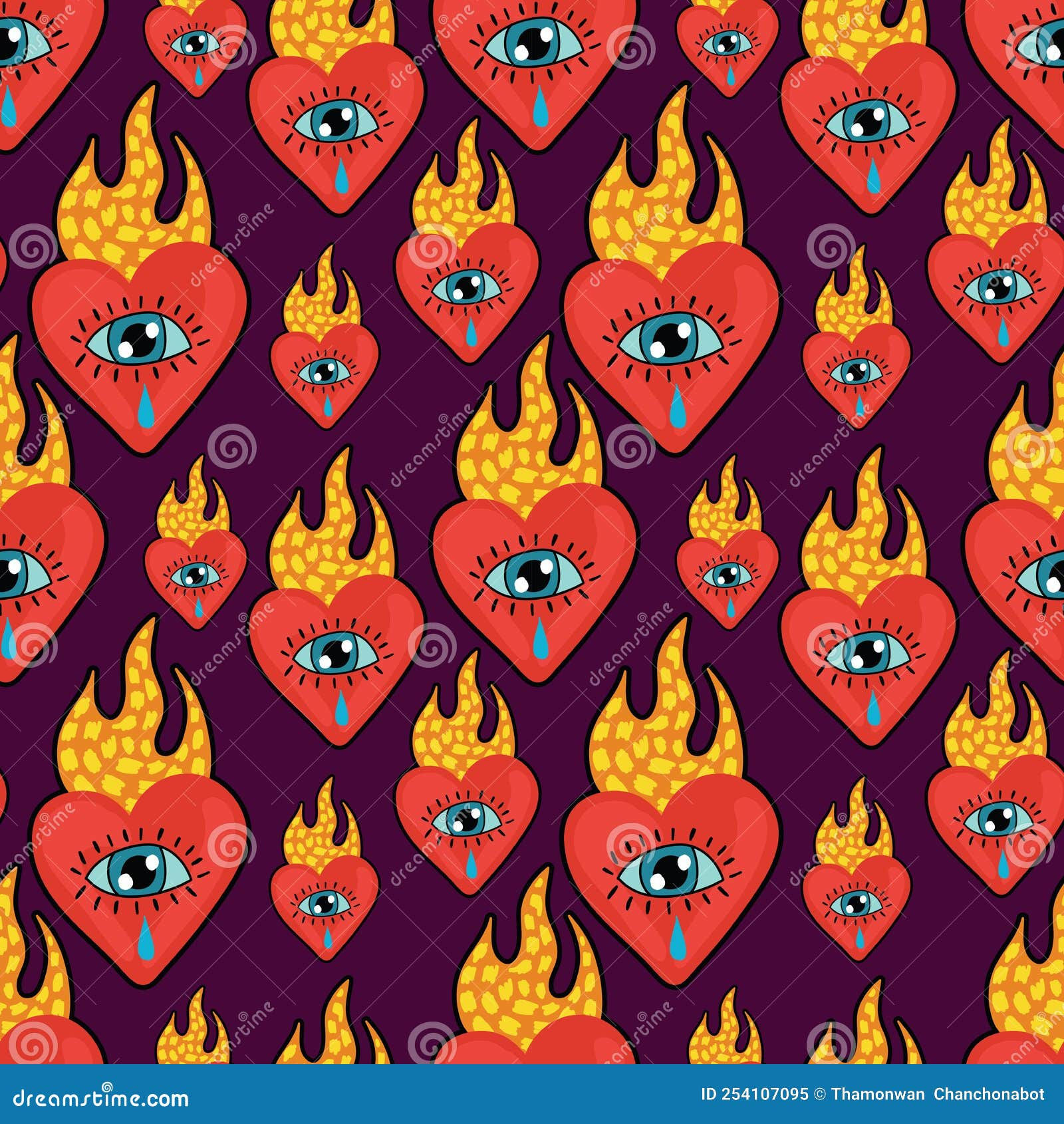 Wallpaper #tGeU55IBSpphPi3-kjik380 Sacred Heart Seamless Pattern Design Stock Vector Illustration of