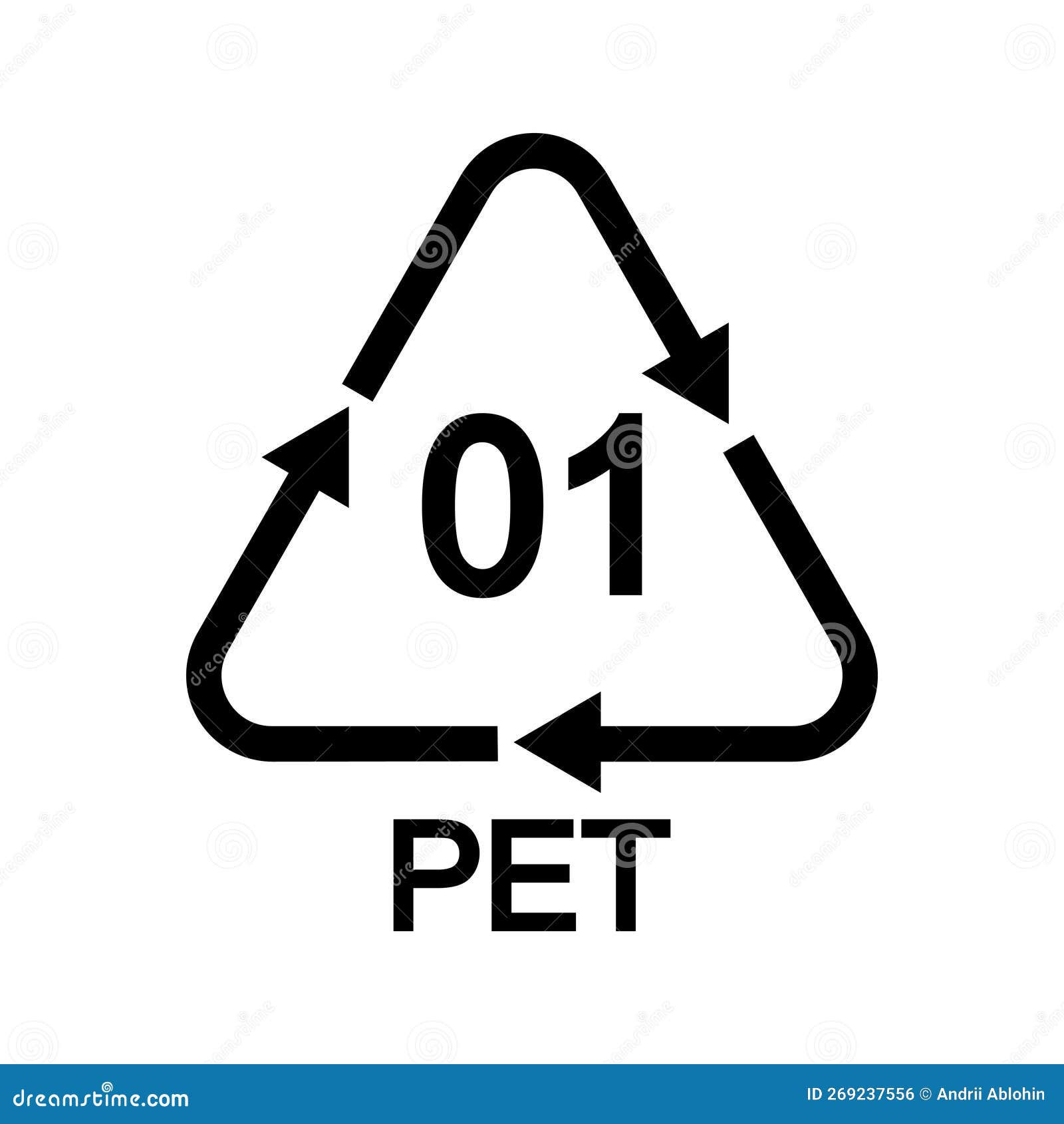Wallpaper #G2f0-ZIBSpphPi3-oo8n350 01 Pet Recycling Sign in Triangular Shape with Arrows Polyethylene