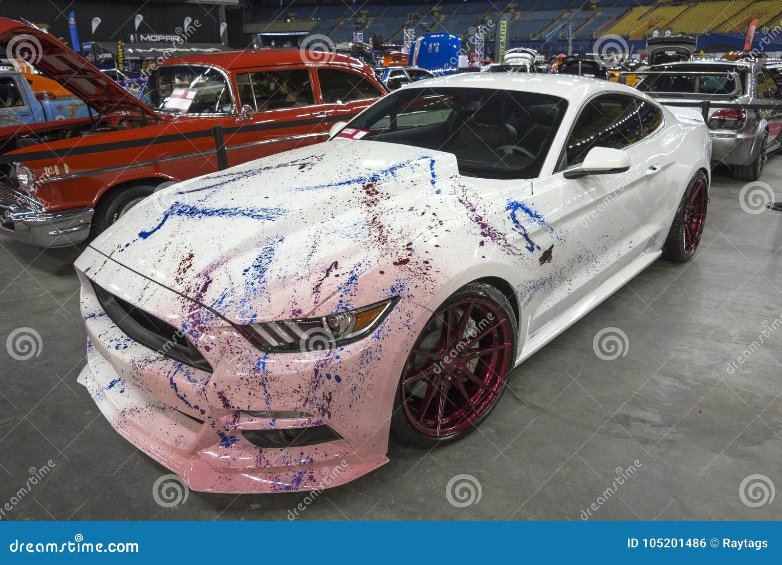 Wallpaper #d4v2cpcBcm9NJah-GnR63 Mustang with Custom Paint Editorial Photo Image of Autos 105201486
