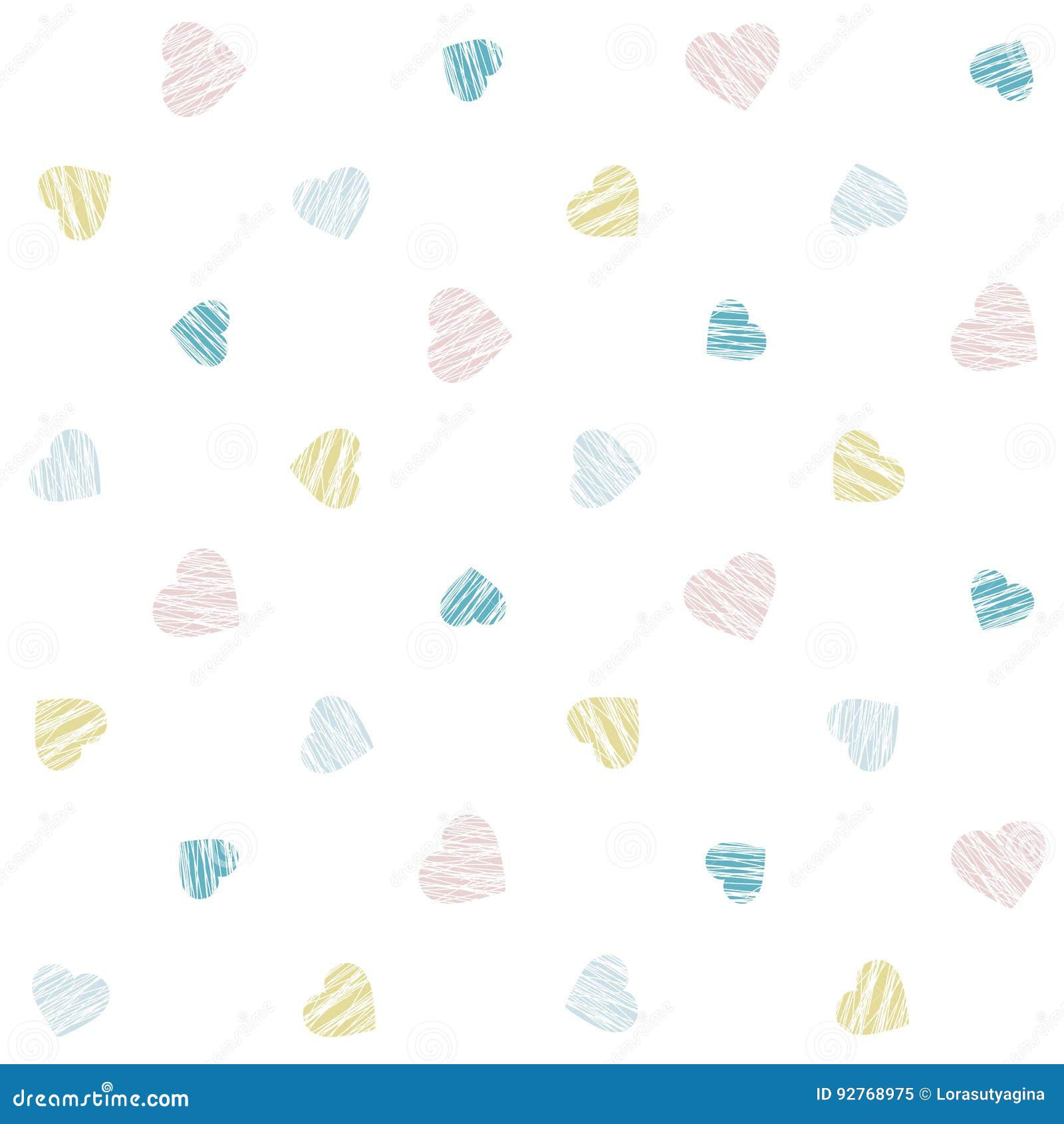 Wallpaper #tGeU55IBSpphPi3-kjik39 Pale Hearts Symbols Scratched Seamless Pattern Stock Vector
