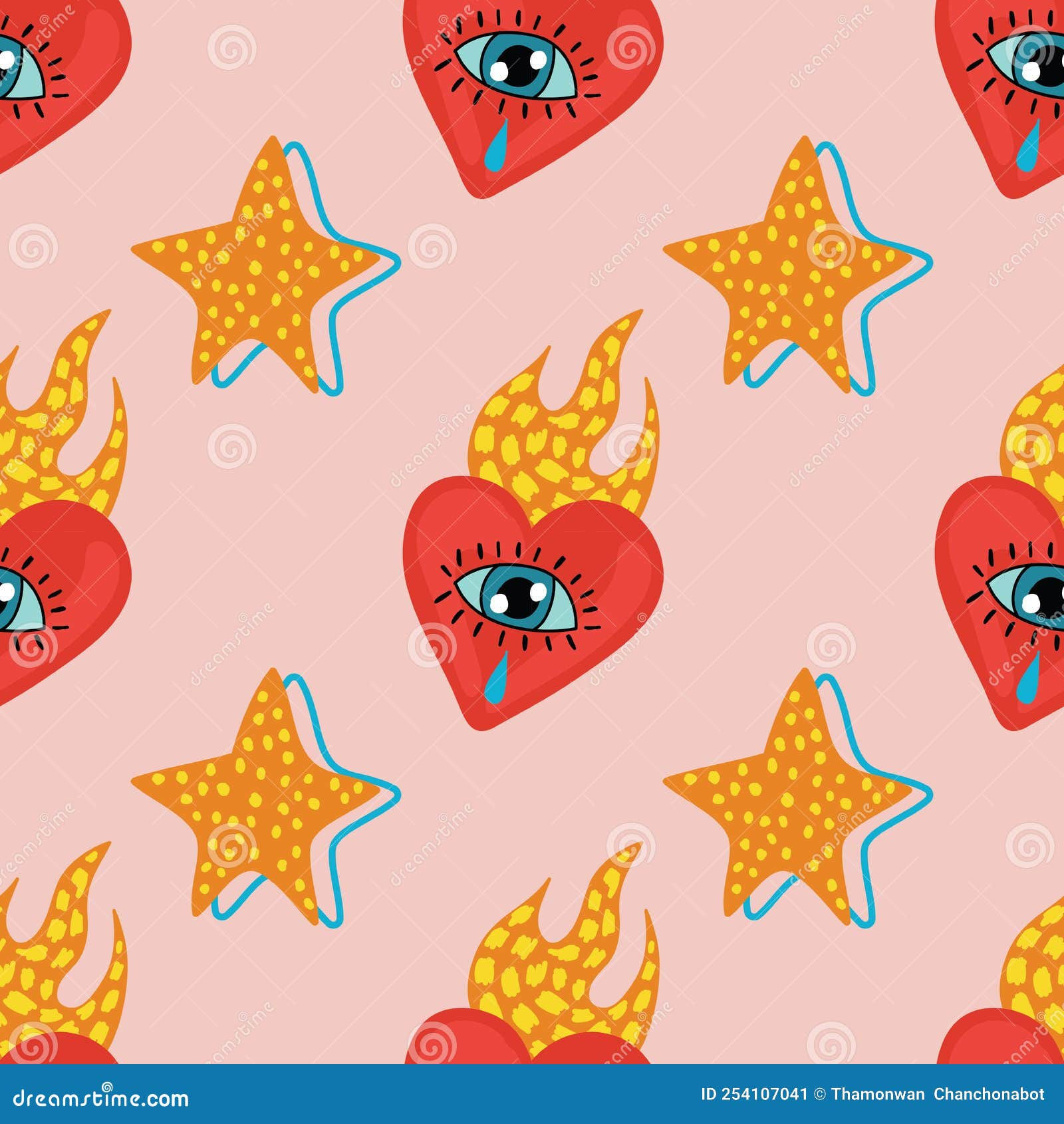 Wallpaper #12eRAJMBSpphPi3-GKYv175 Sacred Heart Seamless Pattern Design Stock Vector Illustration of