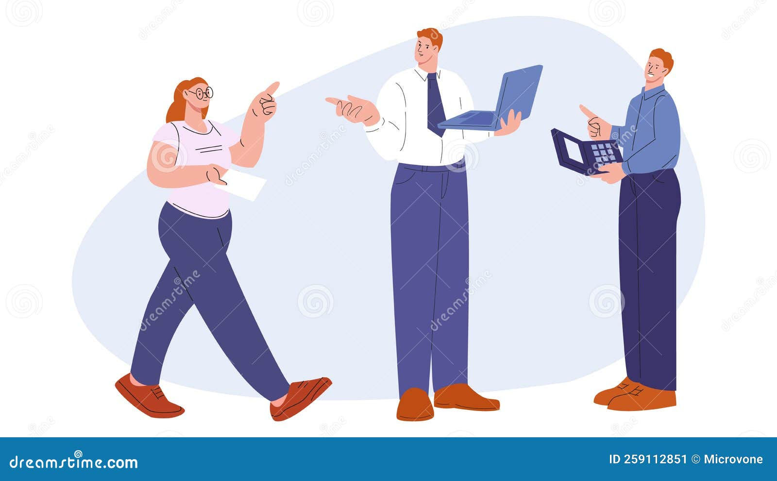 Wallpaper #1Gc0CJMBSpphPi3-gckF128 People Point Each Other Accounting Characters Business Managers with
