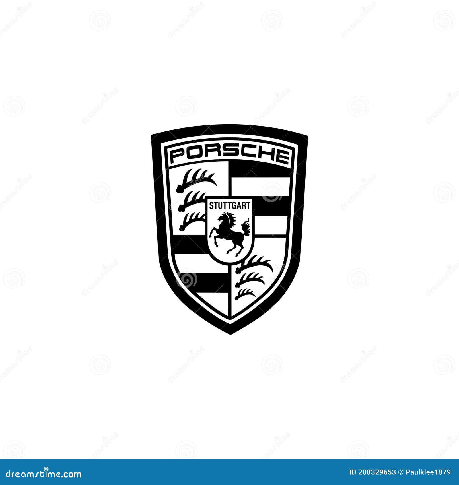 Wallpaper #FO8FTZMBMN-XEVvVpD8q206 Porsche Logo Editorial Illustrative on White Background Editorial Stock