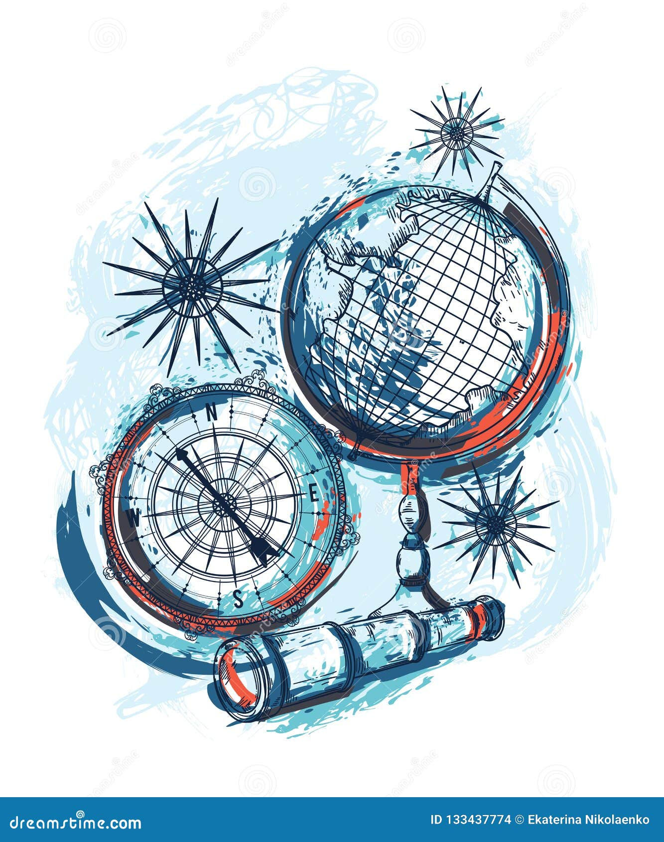 Wallpaper #BGcT6pIBSpphPi3-TUVE266 Vintage Globe Illustration Cartoon Vector Cartoondealercom 50689361