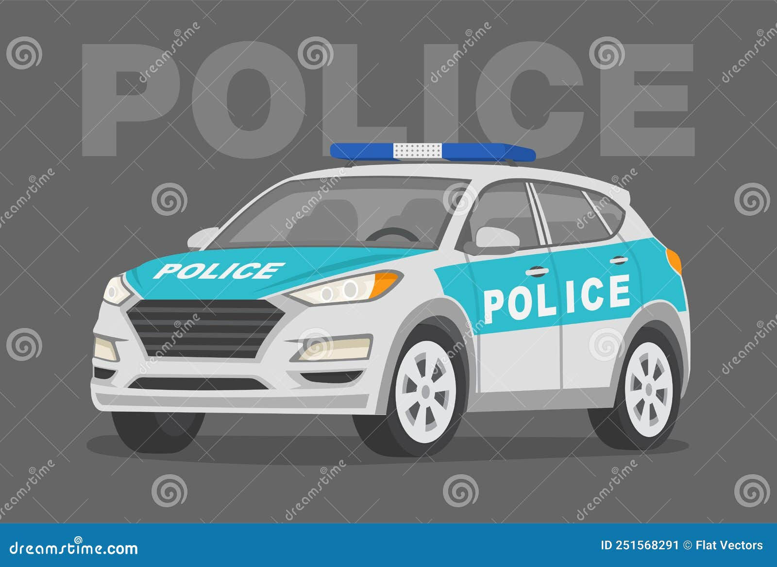 Wallpaper #VuoBU5MBlwTYPL18ogqa332 Perspective Front View of a Police SUV Car Isolated Modern Police Car
