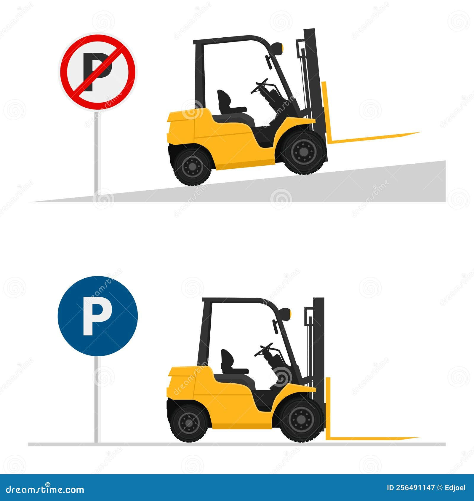 Wallpaper #cRl8Ao8BtGB6xQ78hUoq49 Properly Parking the Forklift on Flat Surfaces and Not on Slopes