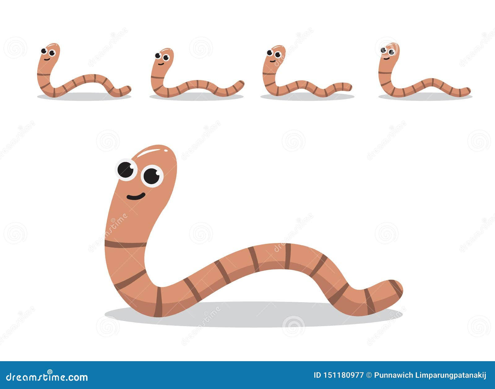 Wallpaper #vmczCZMBSpphPi3-o86c121 Animation Animal Worm Crawling Cartoon Vector Illustration Stock Vector