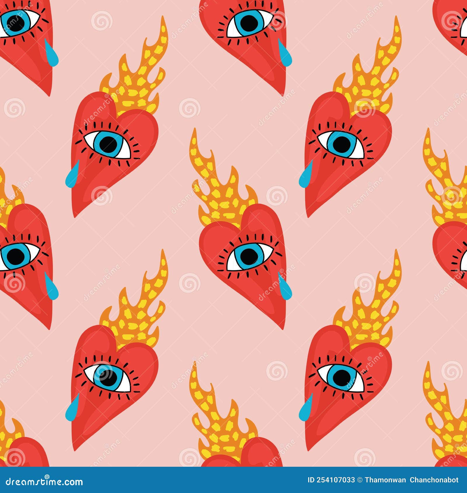 Wallpaper #12eRAJMBSpphPi3-GKYv176 Sacred Heart Seamless Pattern Design Stock Vector Illustration of