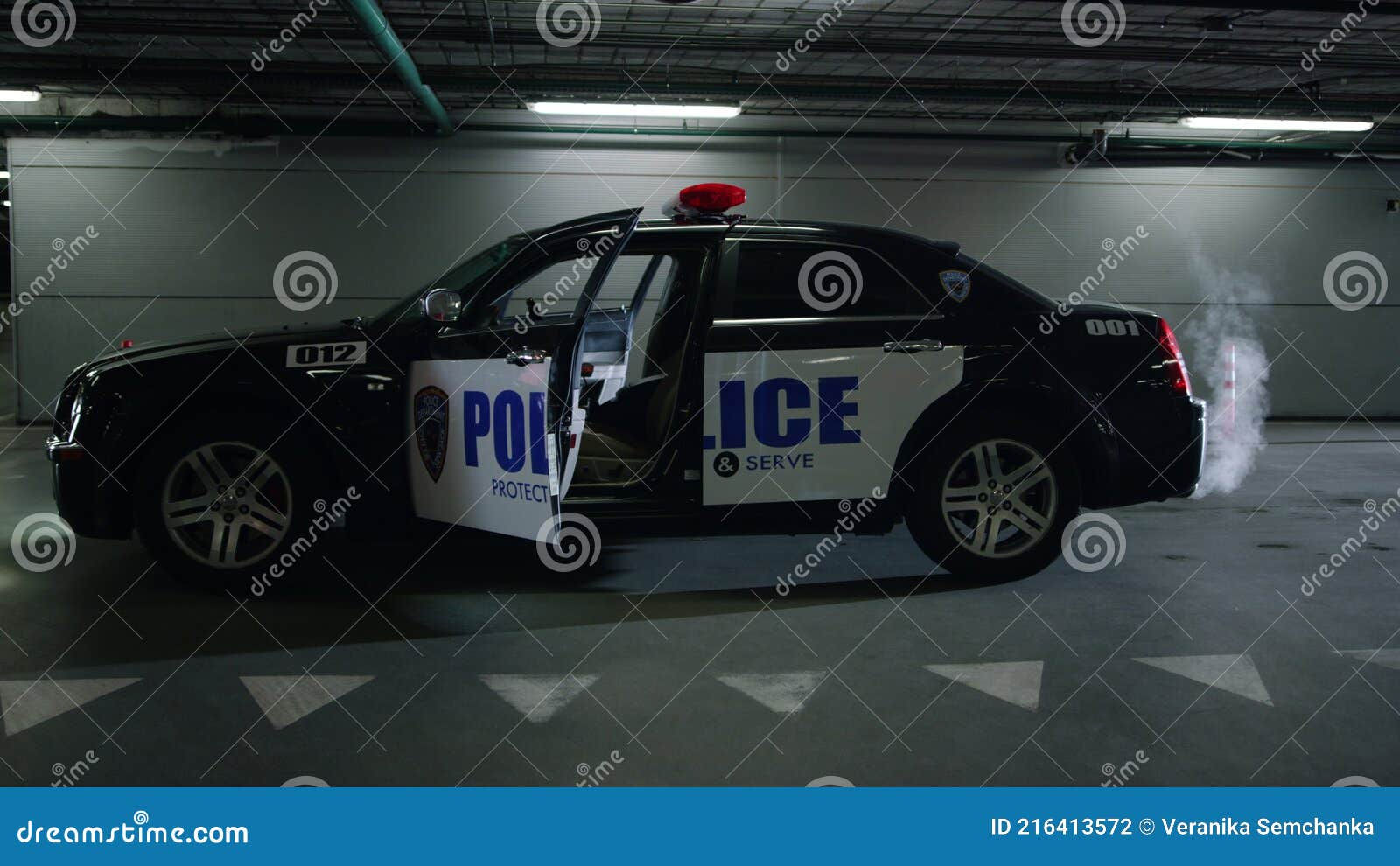 Wallpaper #_Ge9BZMBSpphPi3-XL2Z182 Police Car Parking at Construction Building Patrol Vehicle with Open