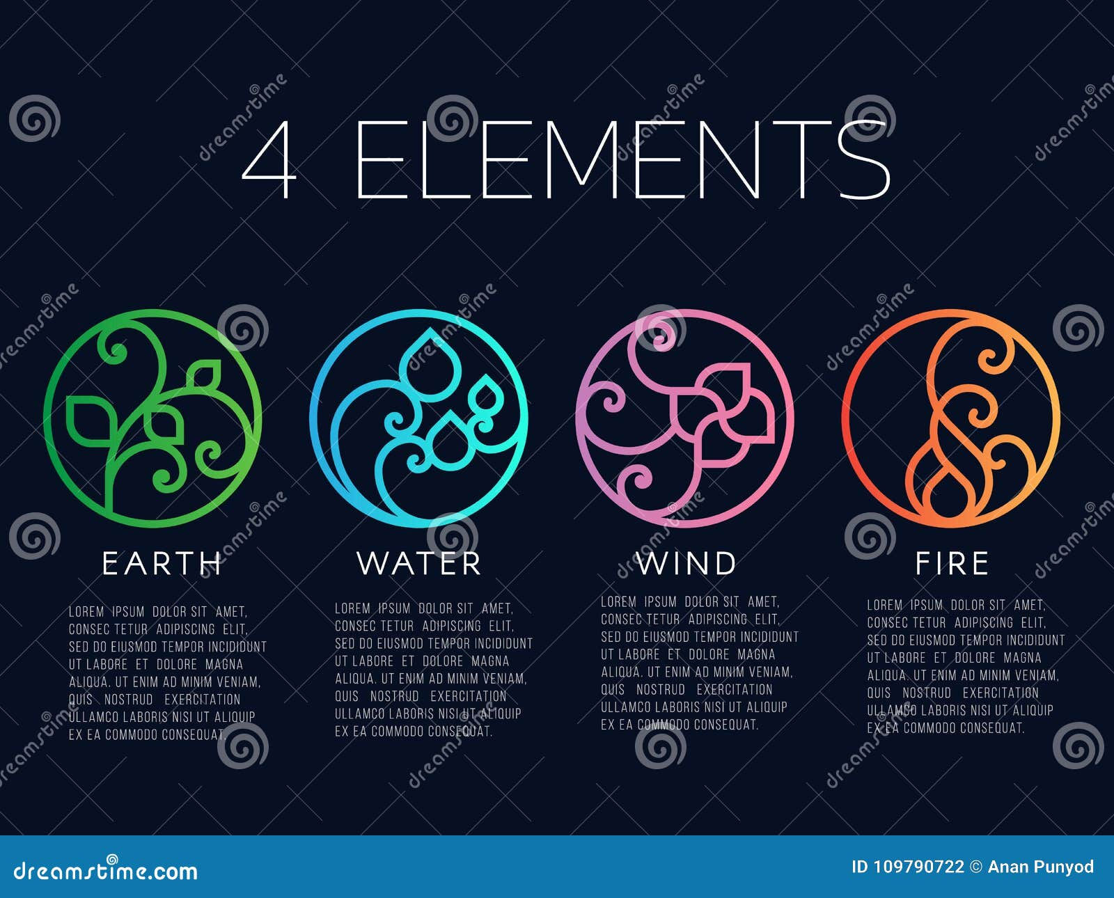 Wallpaper #MWff55IBSpphPi3-fDqn227 Nature 4 Elements in Circle Yin Yang Abstract Icon Sign Water Fire