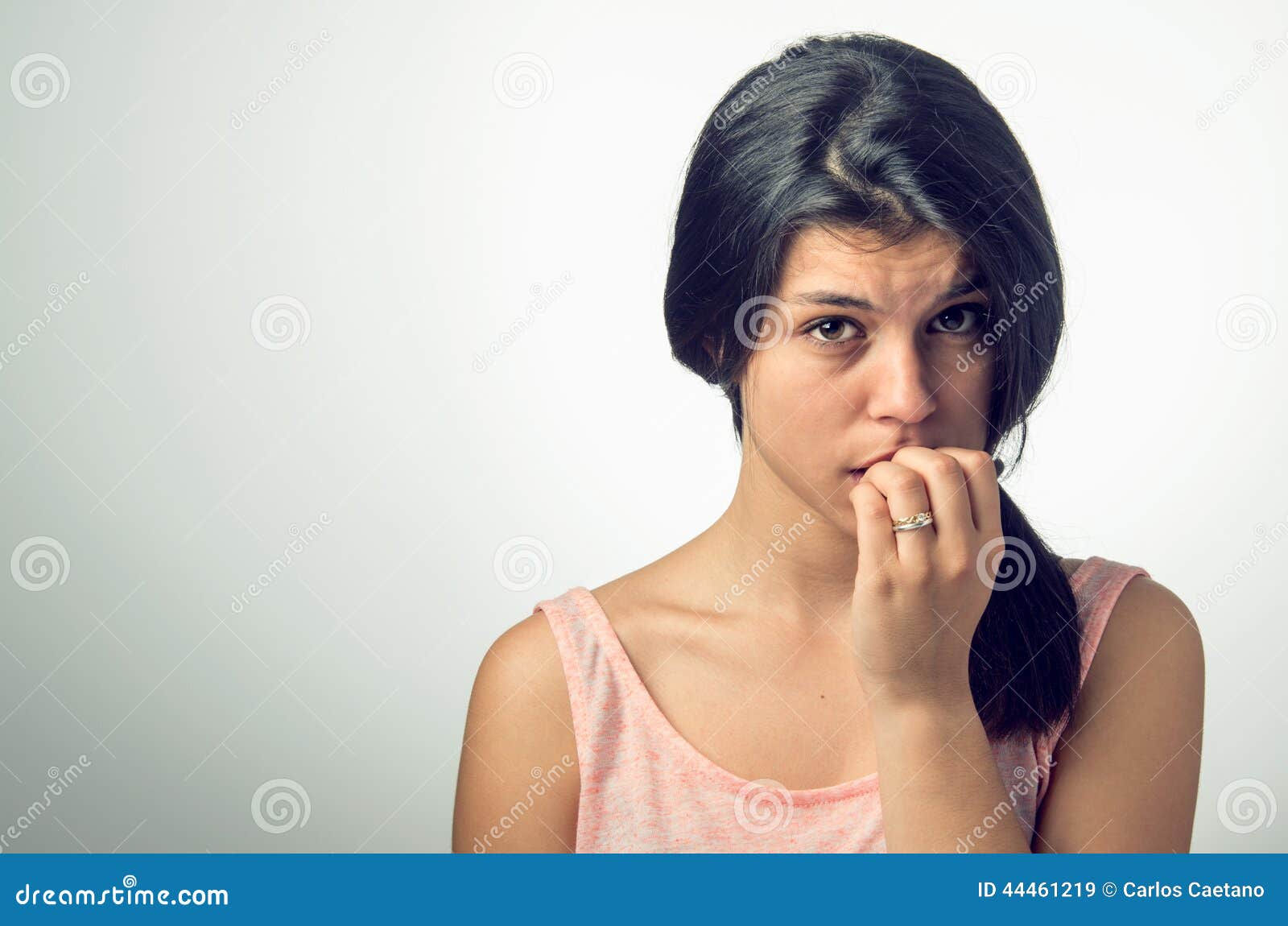 Wallpaper #QmhGGZMBSpphPi3-6haA232 Nervous Girl Stock Image Image of Expression Neurotic 44461219