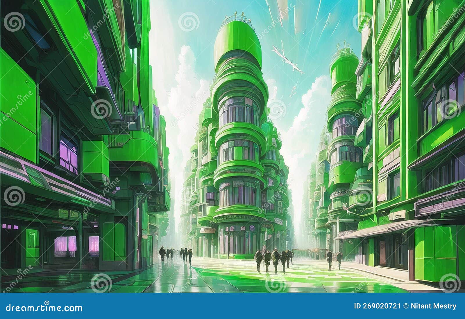 Wallpaper #aWjcHZMBSpphPi3-Yicj371 Cyberpunk Cityscape Sci Fi Fantasy Historic Landscape AI Generated