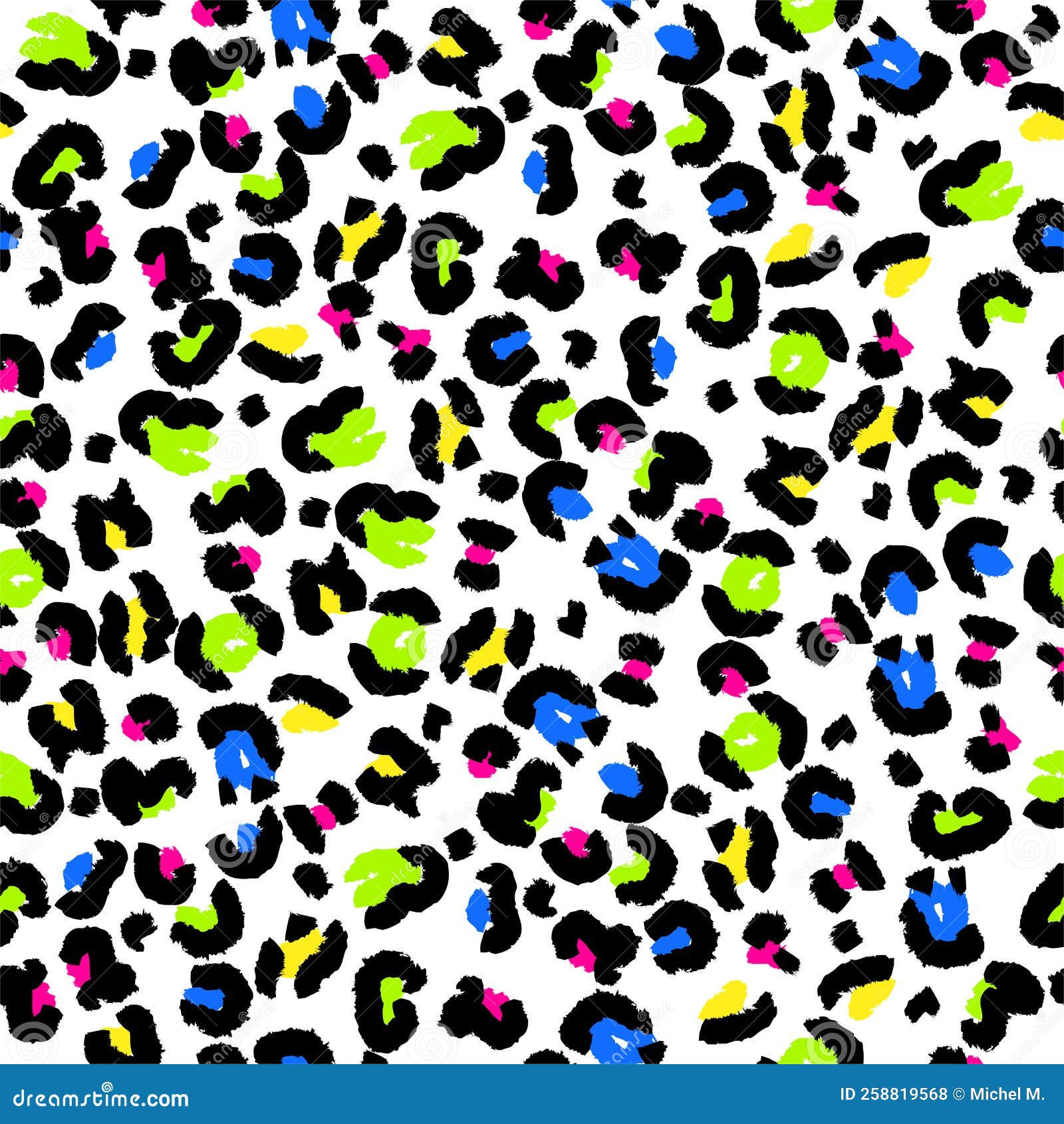 Wallpaper #WViyNJMBzN9vxX34jT0O135 Neon Color Animal Print Cartoon Fashion Vector Background Pattern