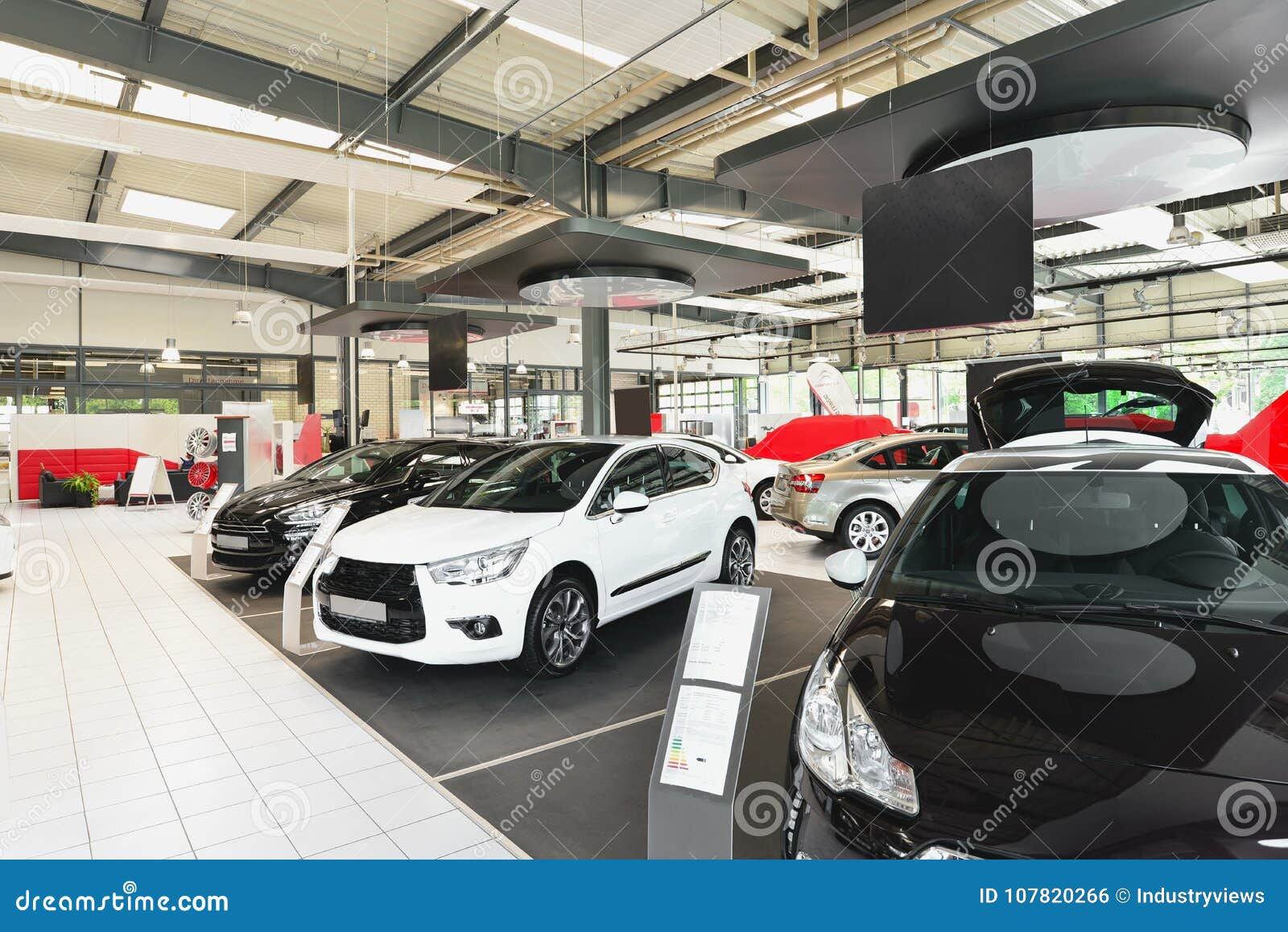Wallpaper #Wb7wKZMByHDW_7MSb2i464 New Cars in the Sales Area of a Car Dealership Building and Ar Stock