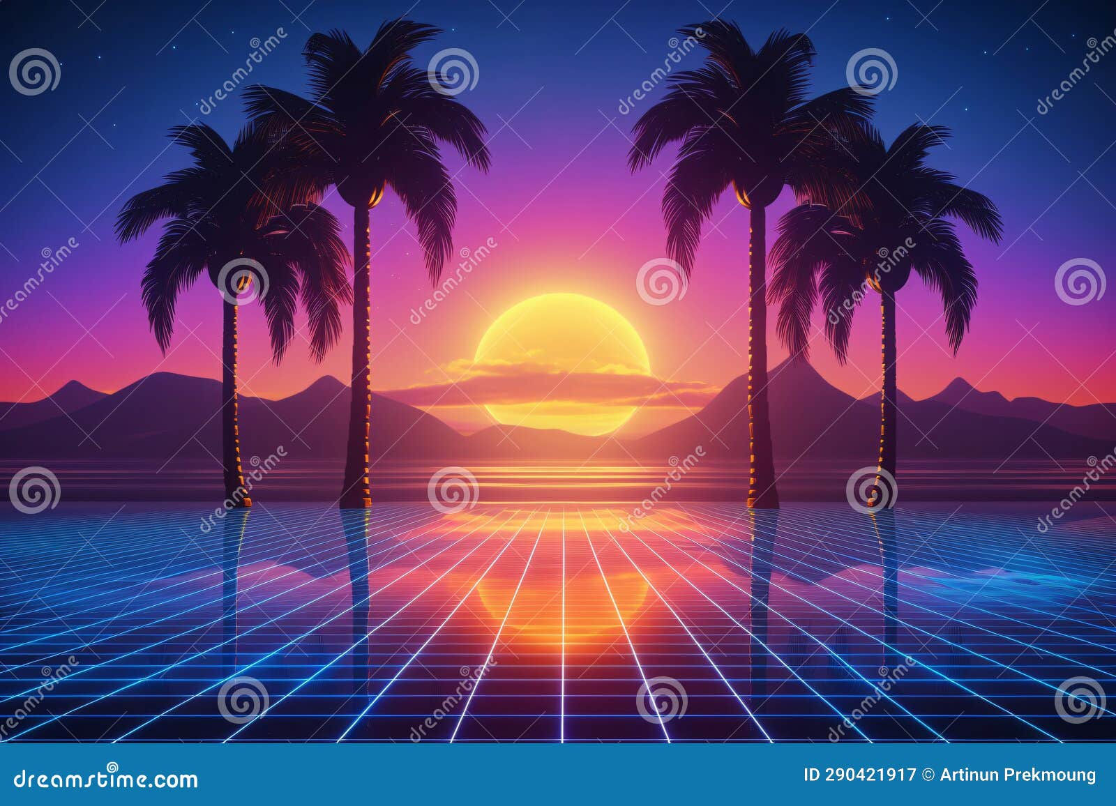 Wallpaper #A0ApMJMBJhL2WPbazsCh72 Neon Light Abstract Background Neon Glowing Lights Stage with 80s