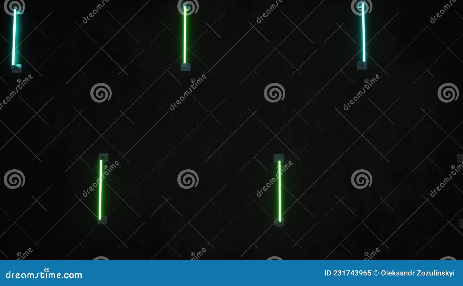 Wallpaper #VywZSpMB0E1QgA7wsvWg75 Neon Lights Line in 3D Style LED Glow Lamps on Wall Stock Illustration