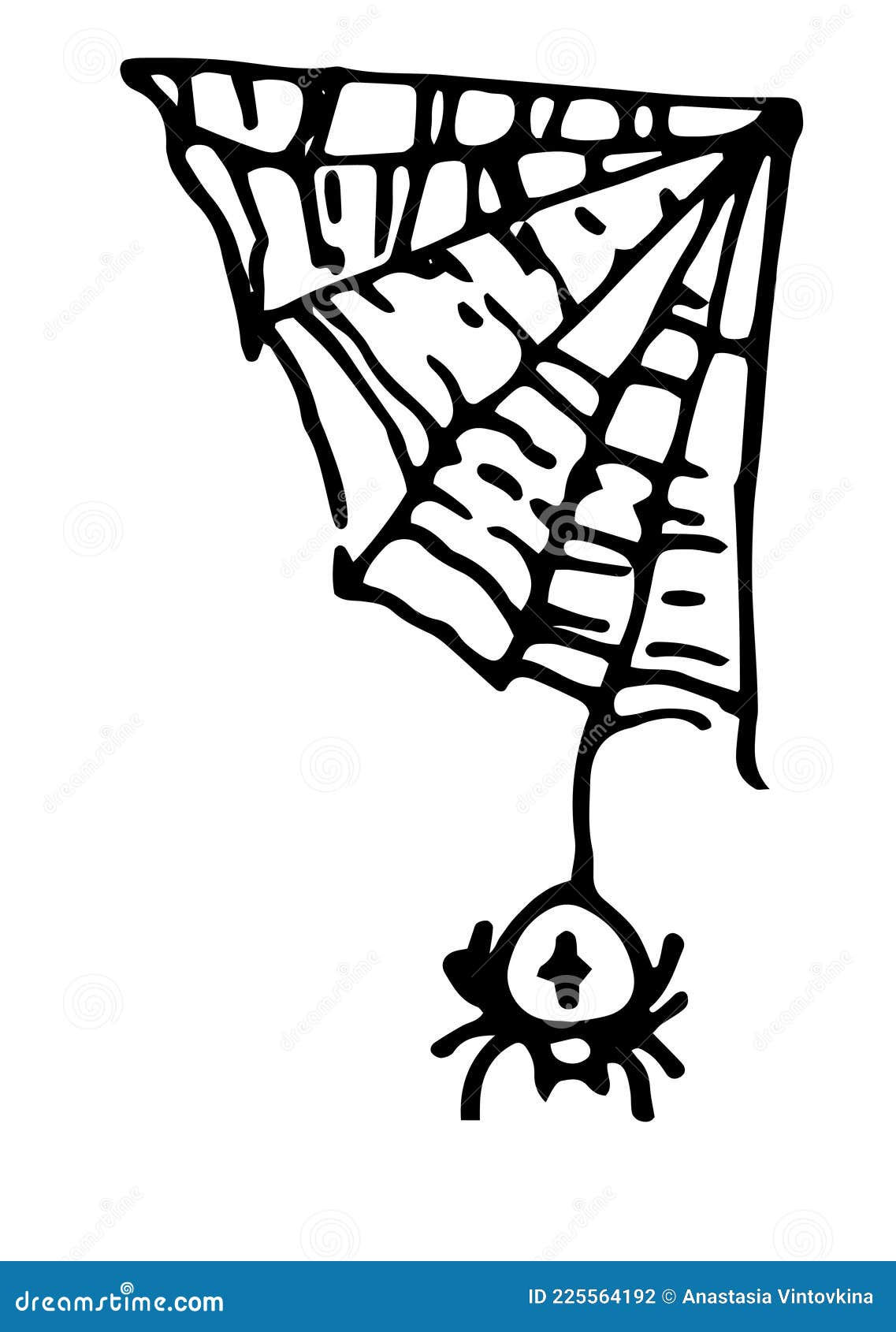 Wallpaper #yP_JaJMB3lSXT3zUg-SK82 A Vector Spider is Hanging on a Triangular Web a Spider with a Cross