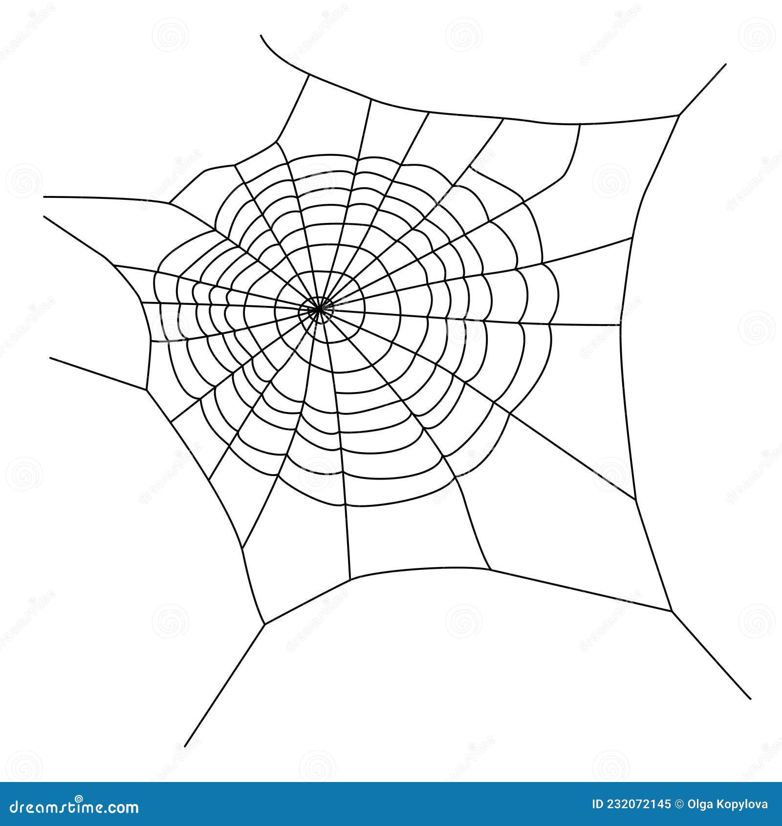 Wallpaper #52dP85IBSpphPi3-BnRA388 Vector Image of a Spider Web Without a Spider Stock Vector