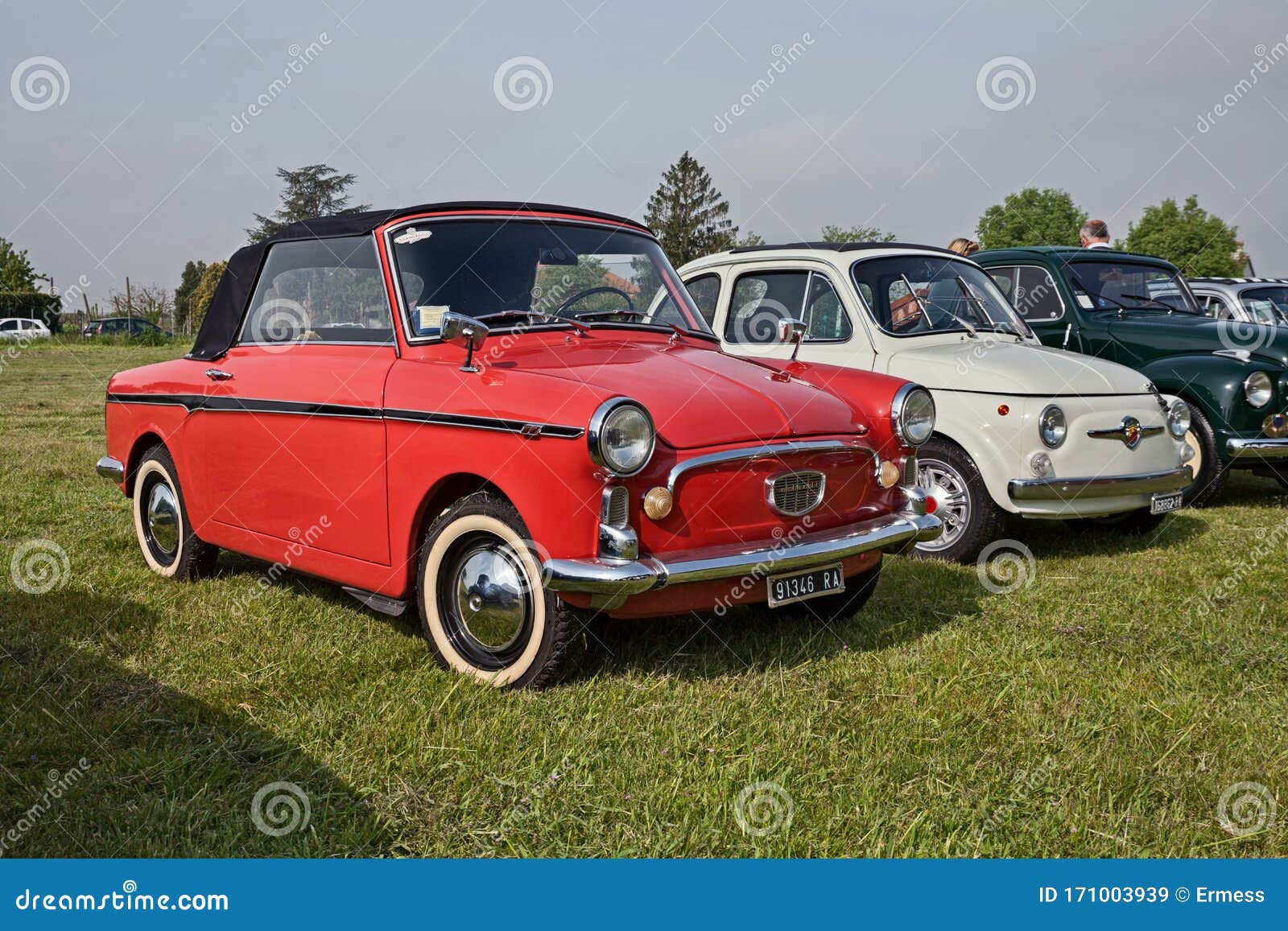 Wallpaper #nzGpNZMB5zzyi_yYz1fy140 Vintage Italian Car Autobianchi Bianchina Cabrio Editorial Stock Image