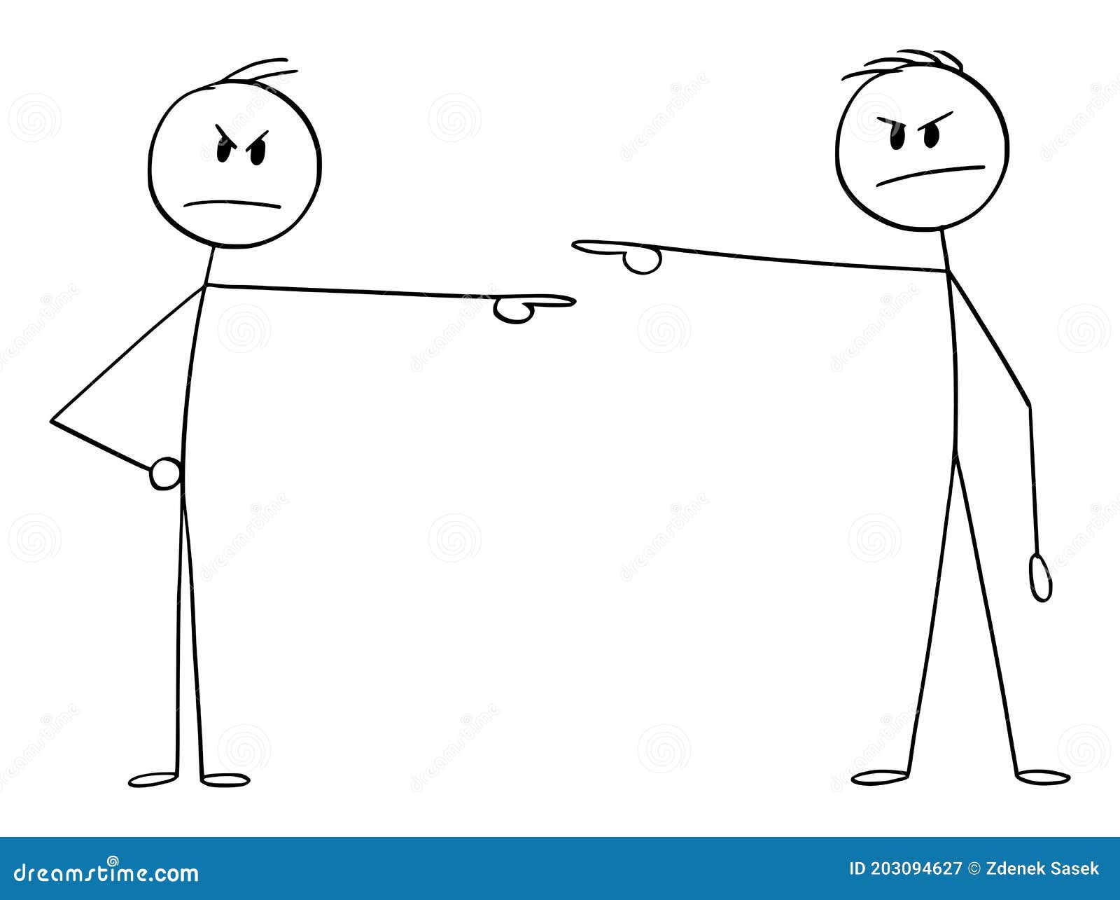 Wallpaper #whldDo8BtGB6xQ78oFnz28 Vector Cartoon Illustration of Two Men or Businessmen Blaming and