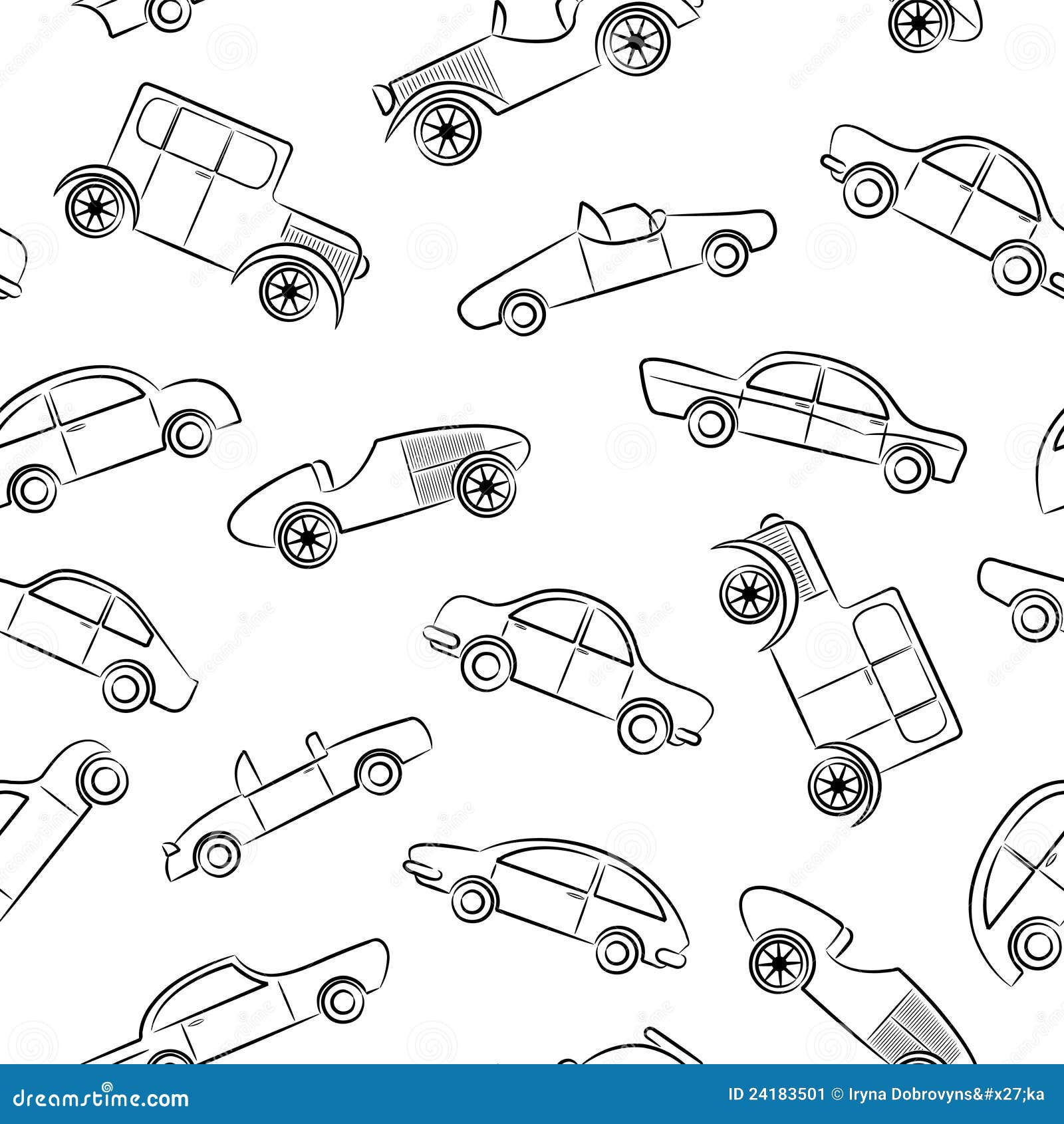 Wallpaper #2hk0OI8BtGB6xQ782KfN57 Vintage Cars Doodles Pattern Stock Vector Illustration of Objects