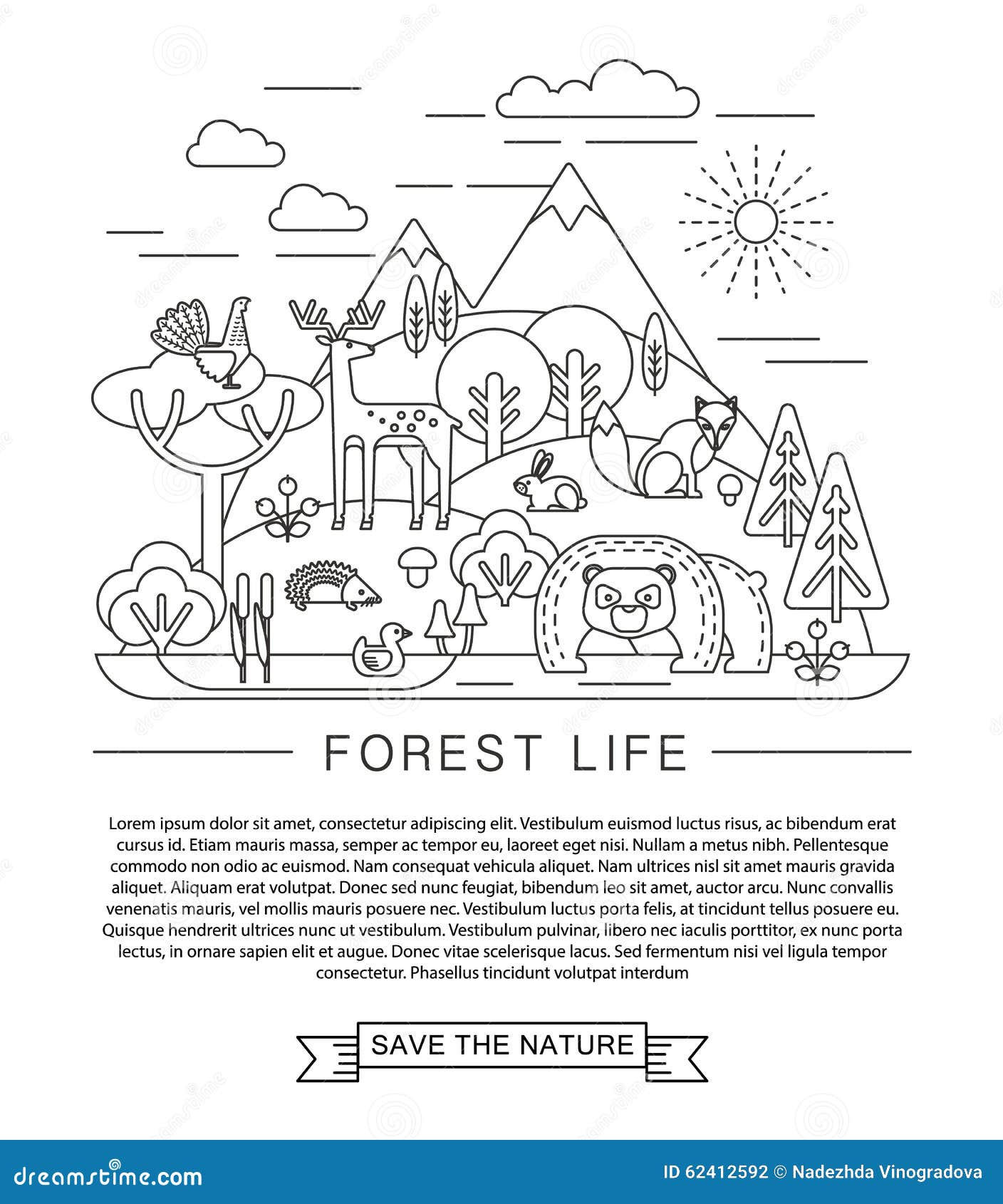 Wallpaper #gXfEJ5MB-pgBXx60hqcW332 Vector Illustration of Forest Life Stock Vector Illustration of Logo