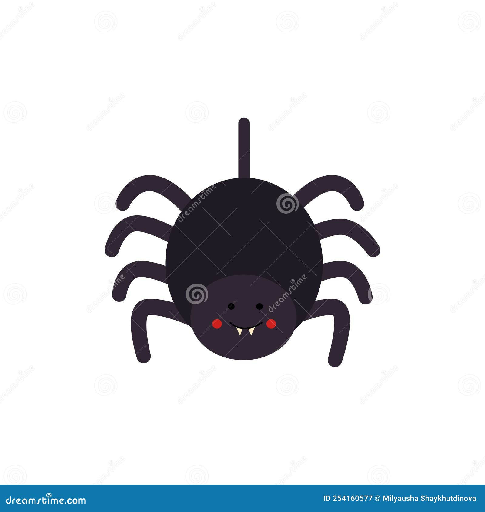 Wallpaper #46455 Brown Spider Cartoon Isolated Illustration Stock Vector Image Art Alamy