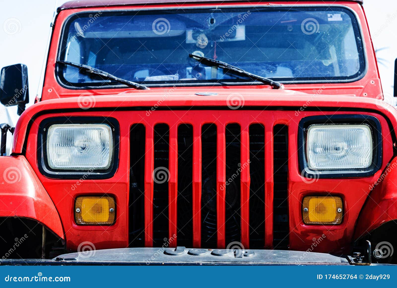 Wallpaper #kWidIpMBSpphPi3-uDN4267 Vintage Red Jeep Car Front Side Editorial Stock Image Image of Style