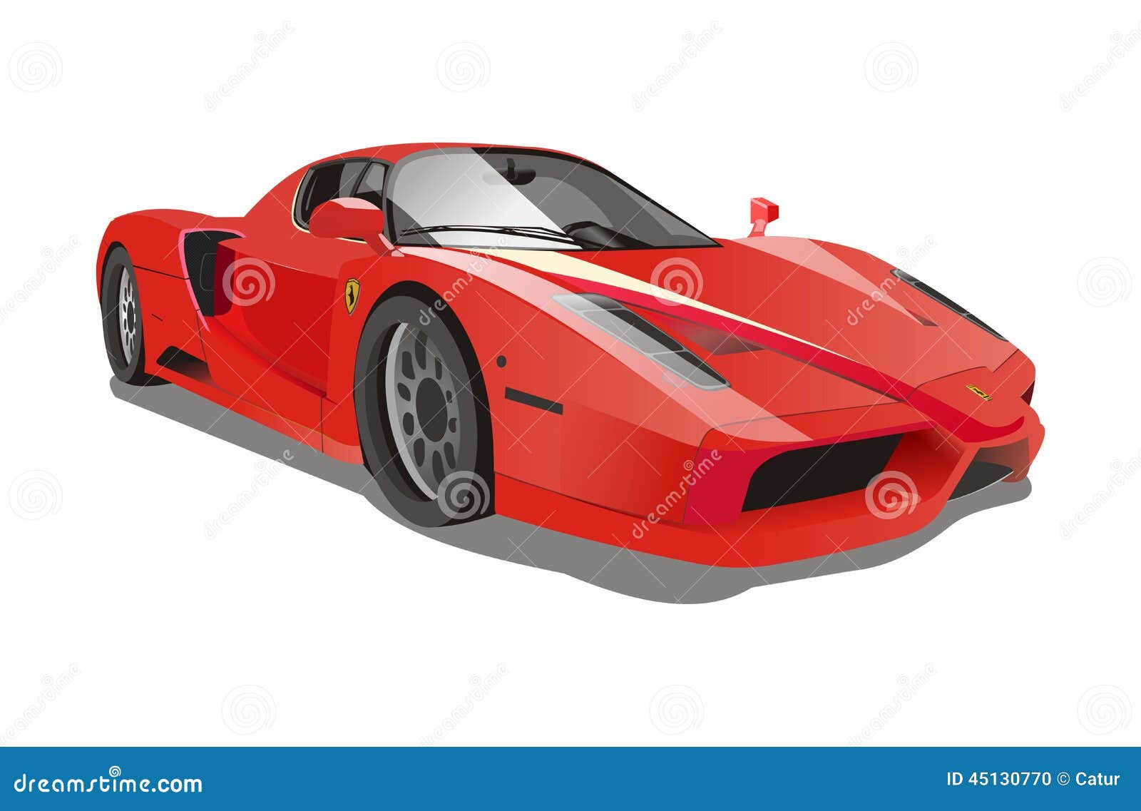 Wallpaper #eM5AJZMB71dOy6JZyBMM270 Vector Red Ferrari Enzo Racing Cars Editorial Image Illustration of