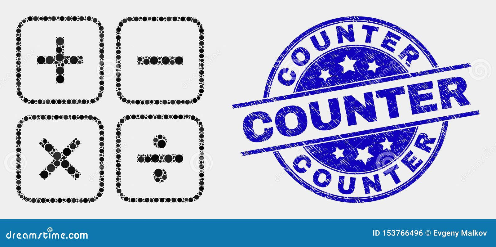 Wallpaper #XmepBpMBSpphPi3-QcIQ125 Vector Pixel Calculator Icon and Scratched Counter Stamp Seal Stock