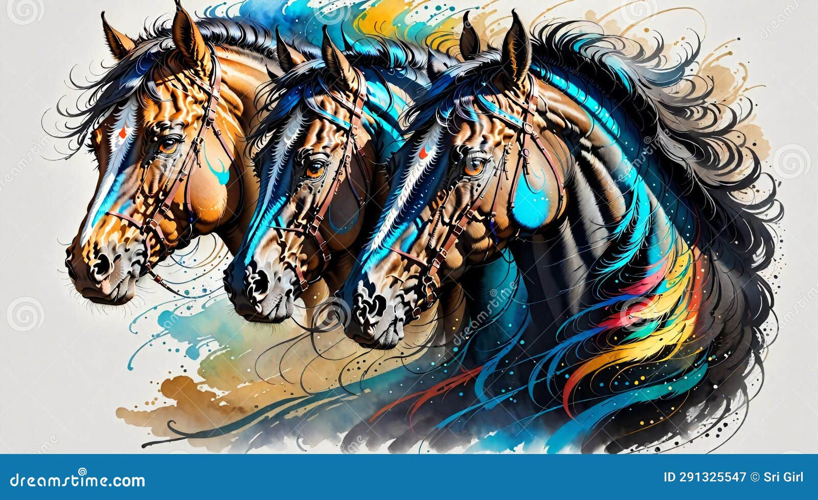 Wallpaper #rR2DLJMBlOZrFDOktMrB224 Very Beautiful Horse Art Design Stock Illustration Illustration of