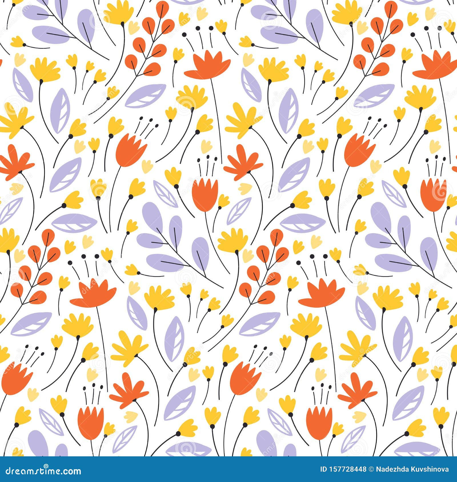 Wallpaper #4GdP9JIBSpphPi3-k3mn124 Vector Seamless Pattern Pretty Pattern in Small Flower Stock Vector
