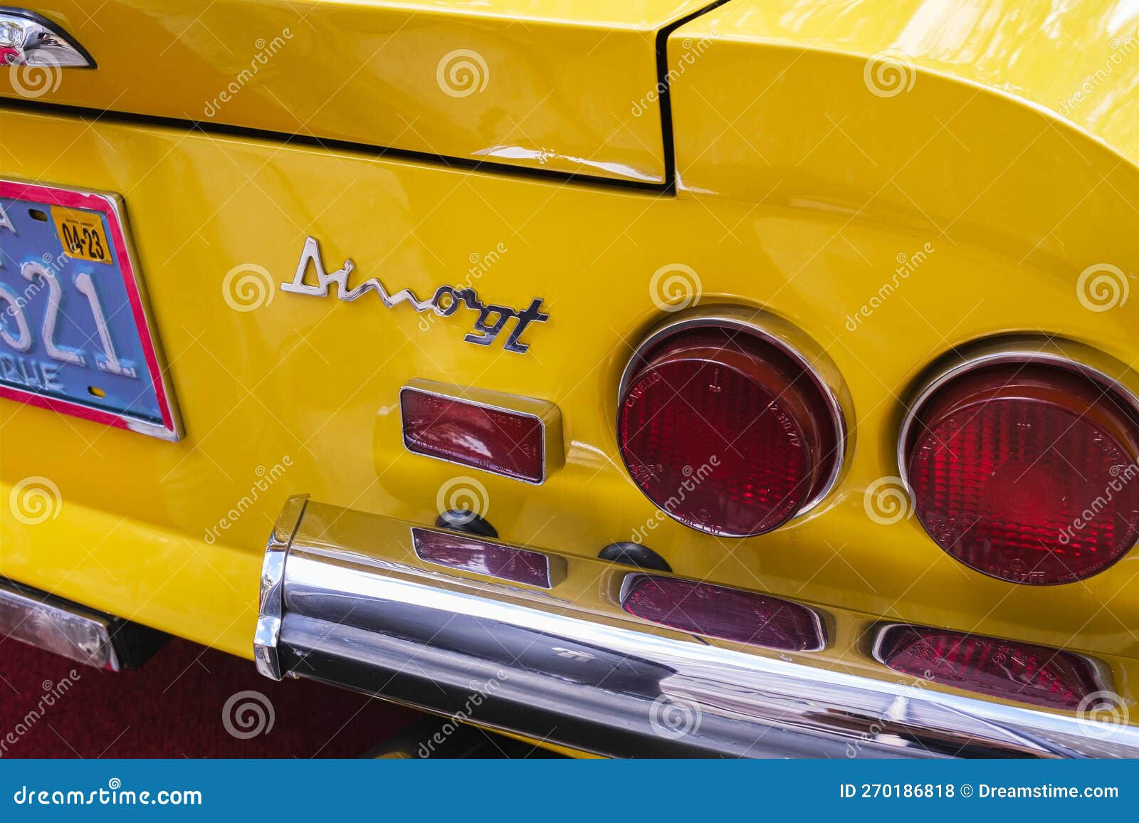 Wallpaper #2rxAO5MBMDFIMcjNc35R330 Vintage Ferrari 250 GT Rear Corner Detail Editorial Image