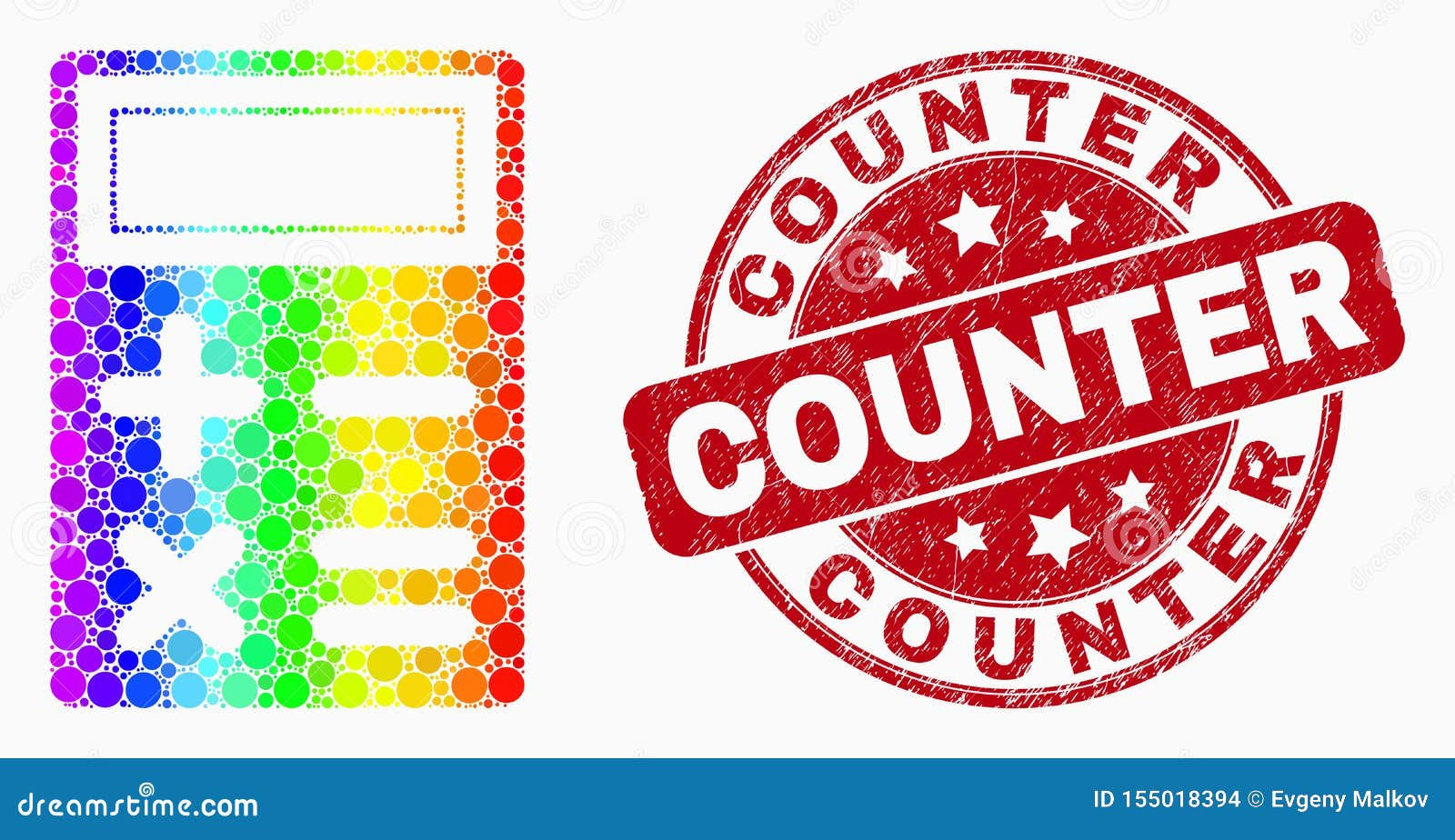 Wallpaper #XmepBpMBSpphPi3-QcIQ86 Vector Spectral Pixel Calculator Icon and Scratched Counter Watermark