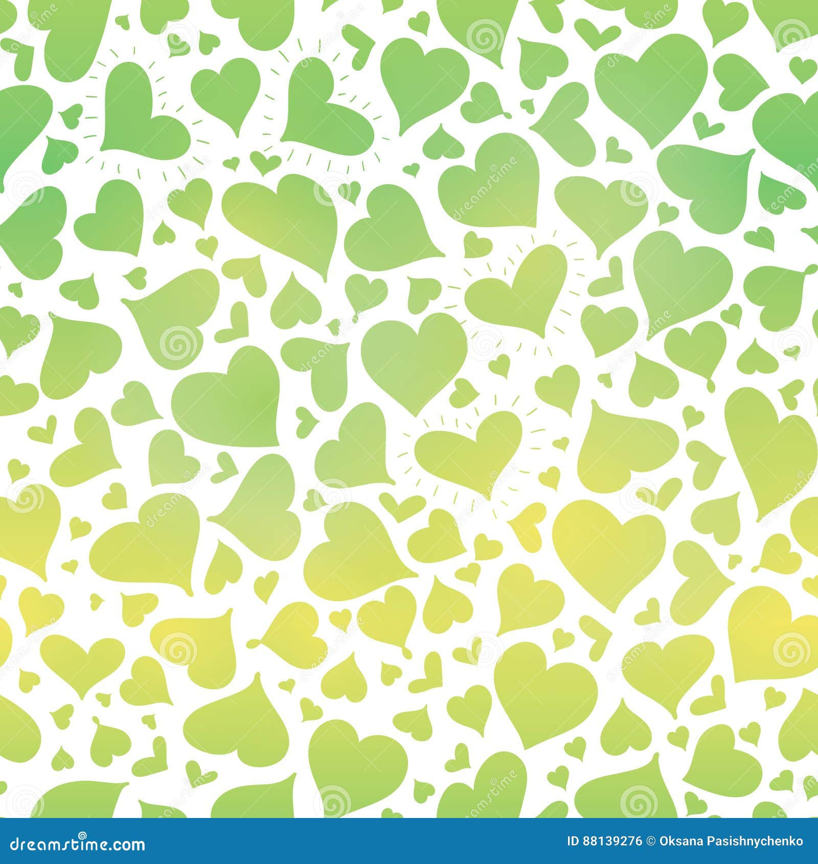 Wallpaper #Tmd395IBSpphPi3-tobx4 Vector Green Gradient Hearts Seamless Pattern Design Perfect for