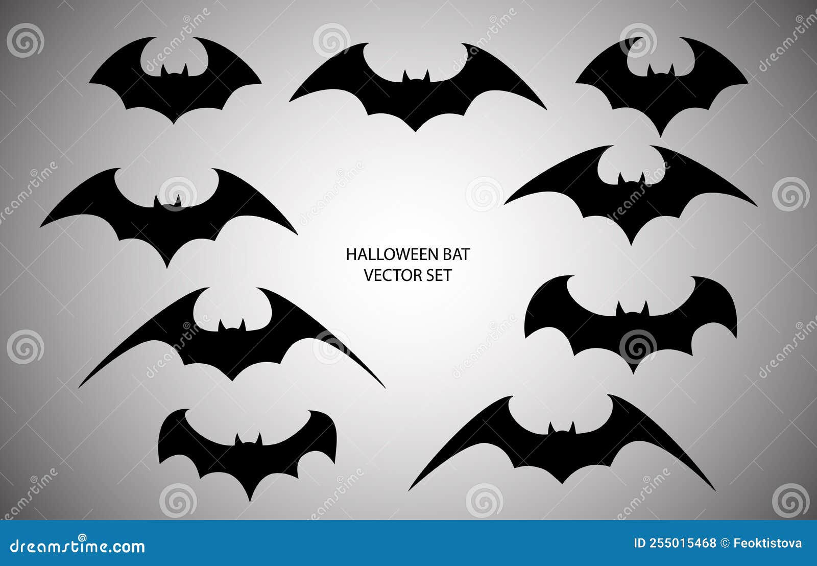 Wallpaper #r3KDMpMBX2lk1u3ogFrF181 Vector Set of Different Halloween Bats Halloween Flying Bats Vampire