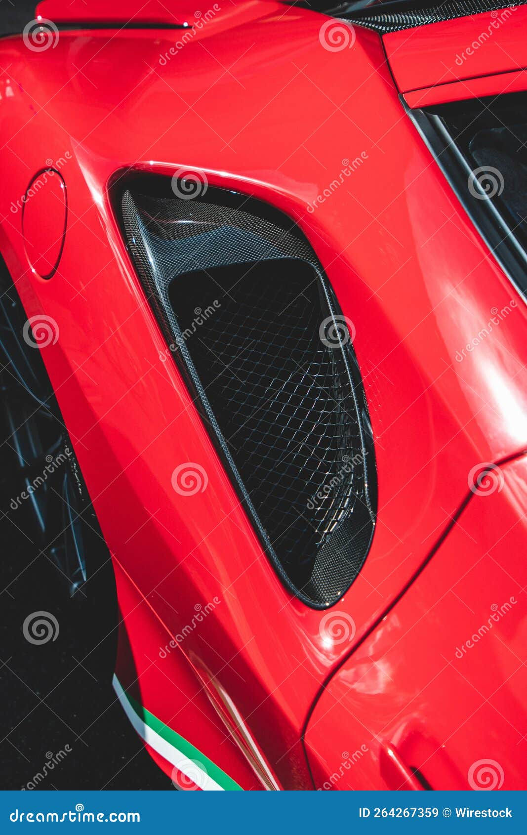 Wallpaper #pBXtsY4BmMigT4UnrFFi11 Vertical Closeup of a Red Ferrari at a Car Meet in Derbyshire Editorial