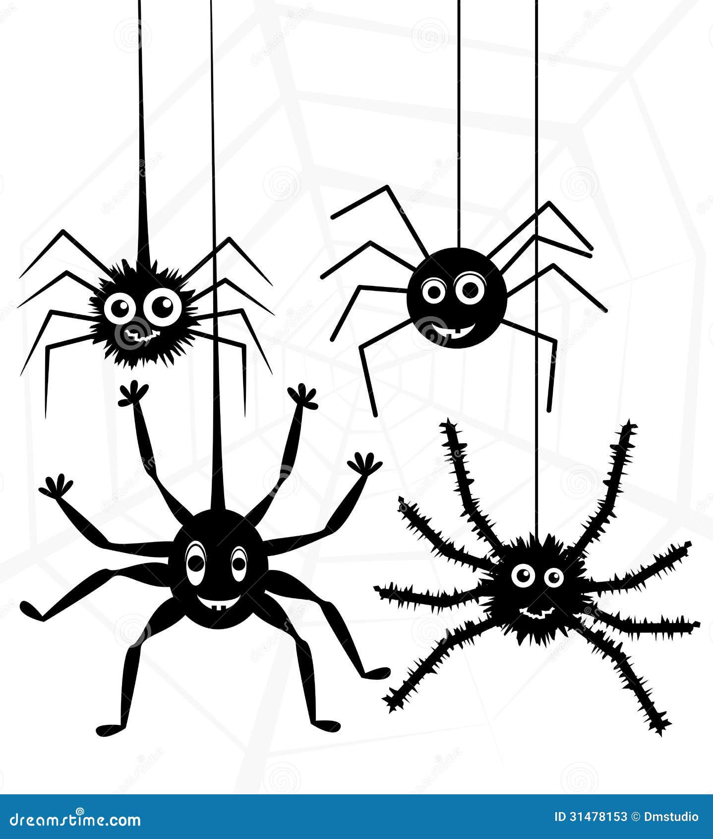 Wallpaper #52dP85IBSpphPi3-BnRA314 Vector Spiders and Web Stock Photos Image 31478153