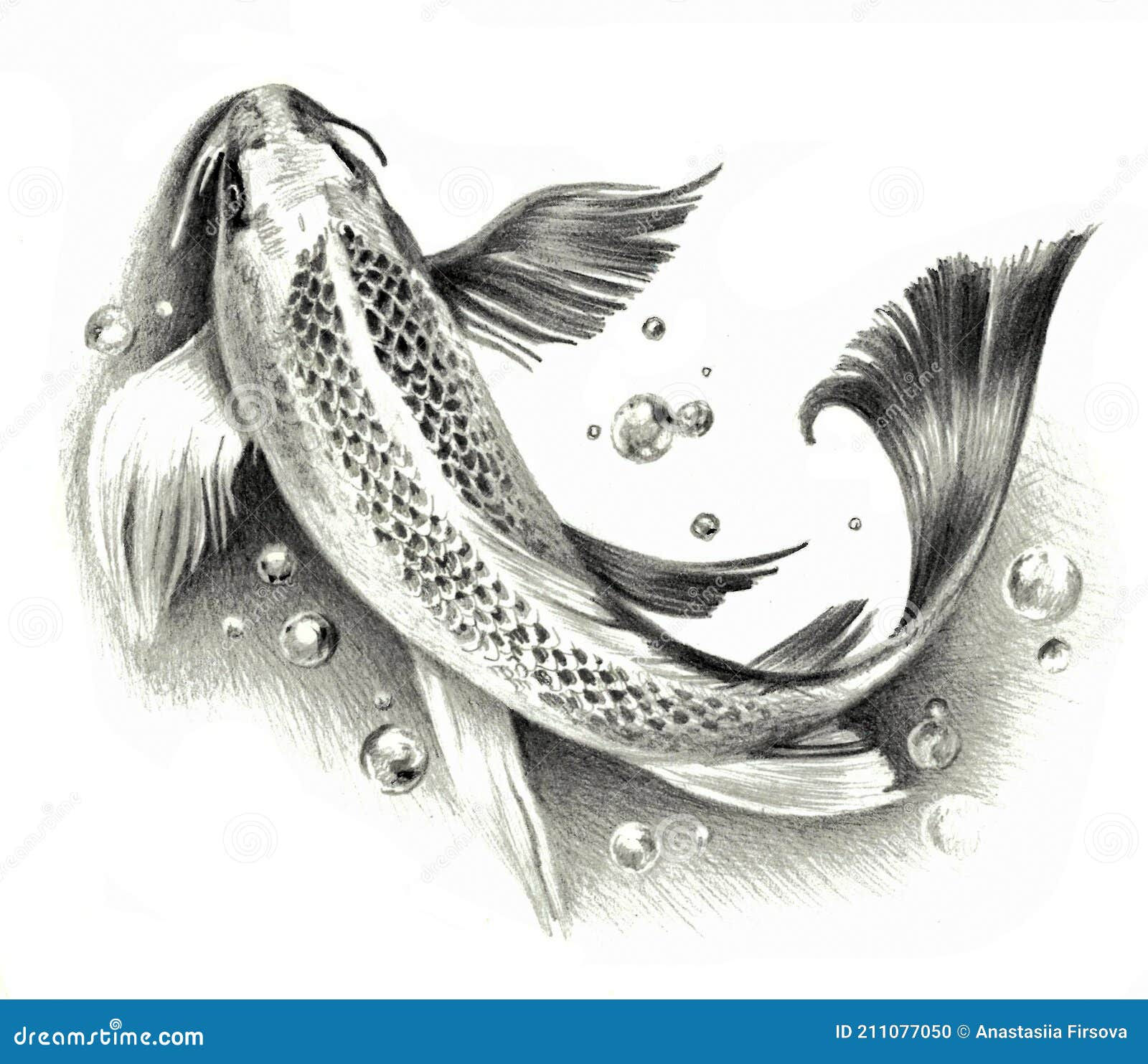 Wallpaper #4f2e6 Koi Fish Heart Original Watercolor Painting Etsy