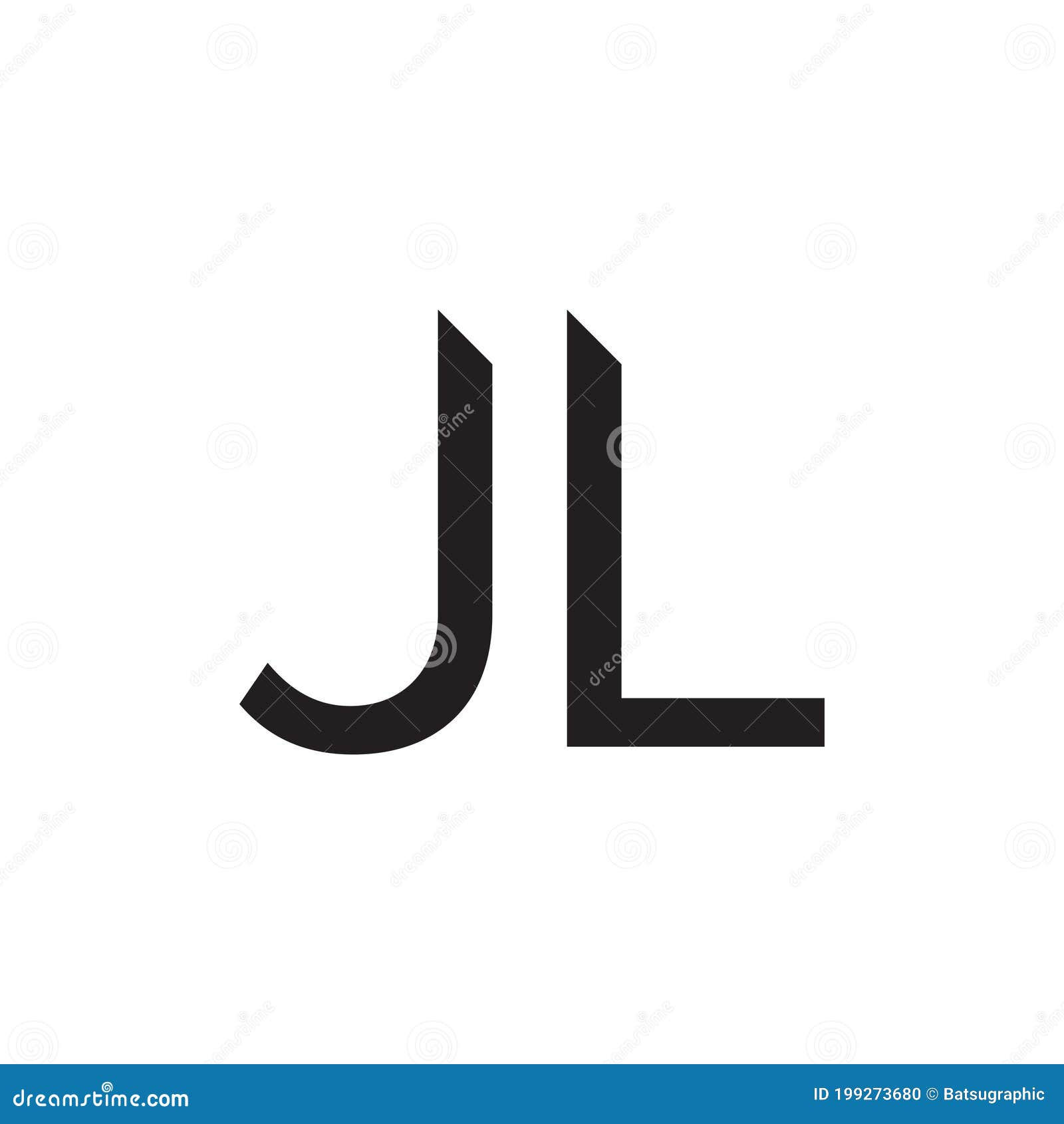 Wallpaper #32gDHZMBSpphPi3-UySa80 Jl Initial Letter Vector Logo Icon Stock Vector Illustration of Flat