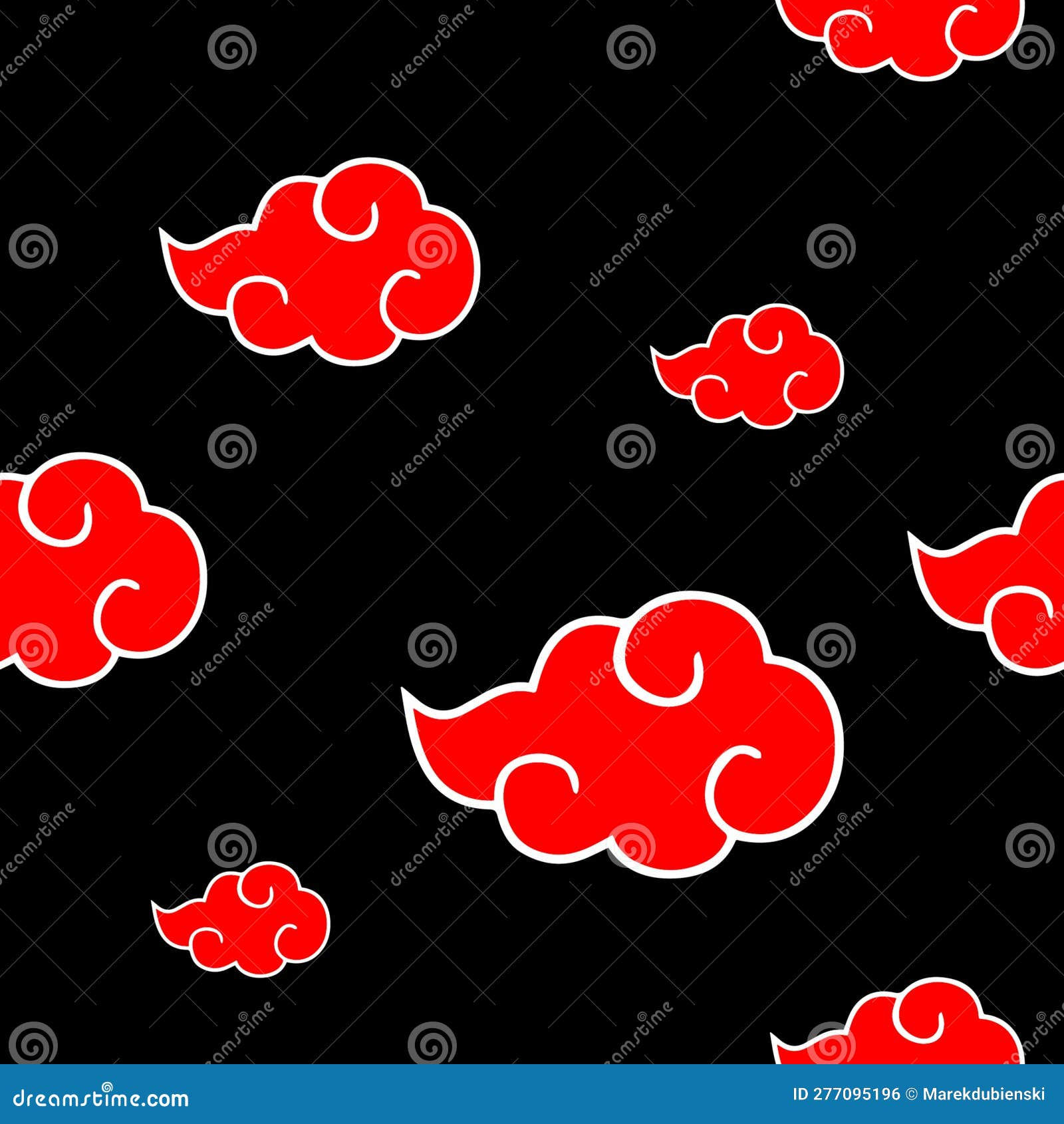 Wallpaper #cmfBCZMBSpphPi3-JdGy15 Japanese Clouds Seamless Pattern Inspired by Anime and Manga Stock